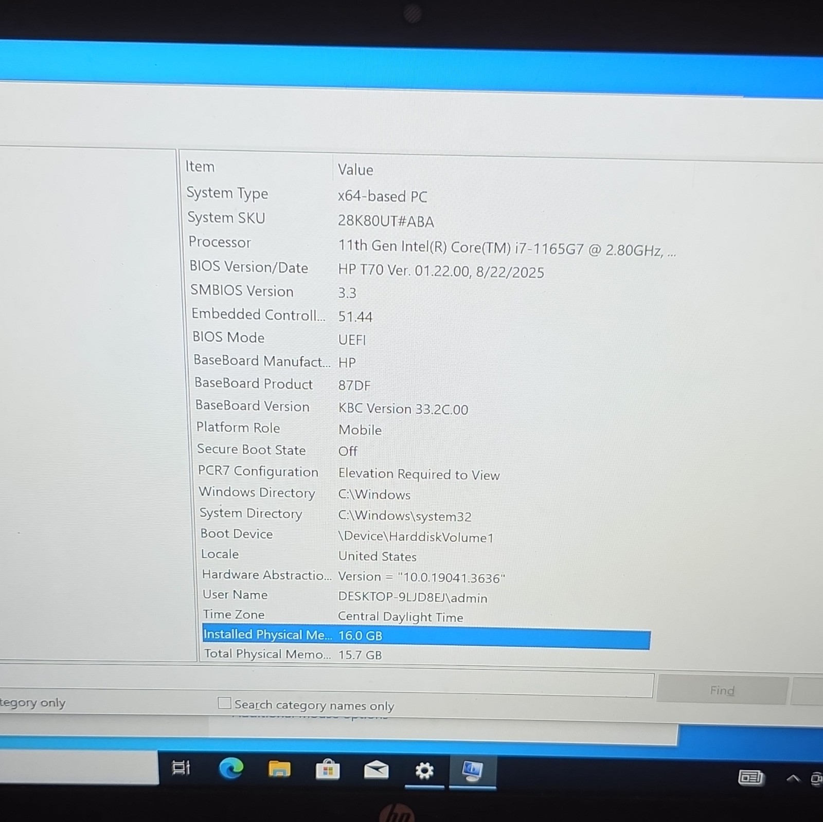 HP ProBook 430 G8 13.3″ i7-1165G7 16GB 256GB SSD Win 10 Silver
