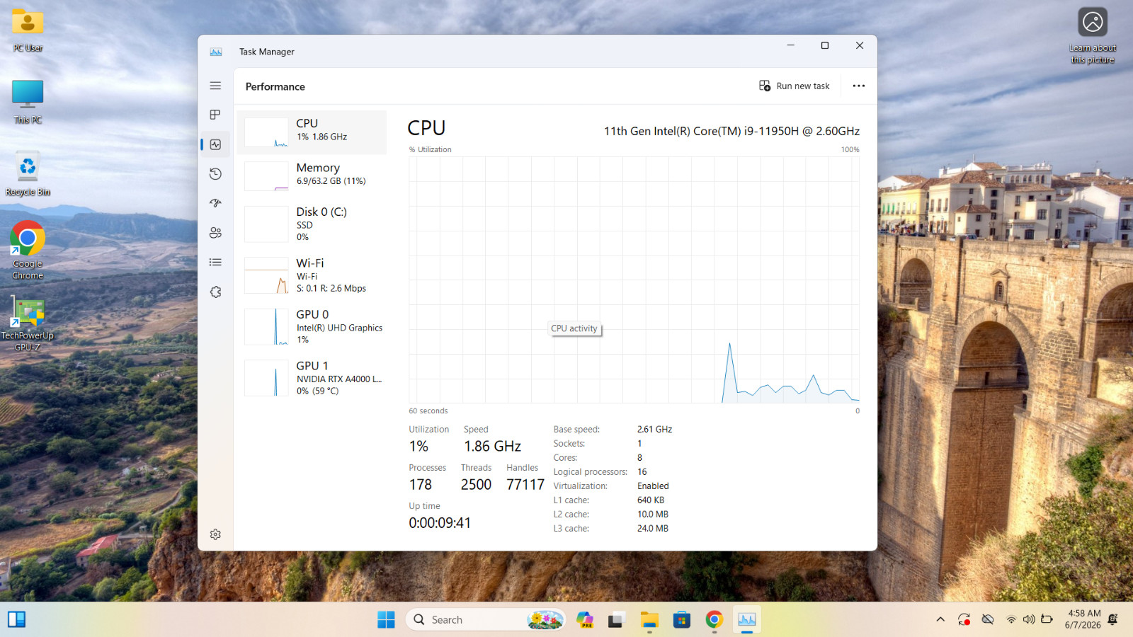 Dell Precision 7560 i9-11950H 64GB 2TB SSD RTX A4000 8GB Mobile Workstation