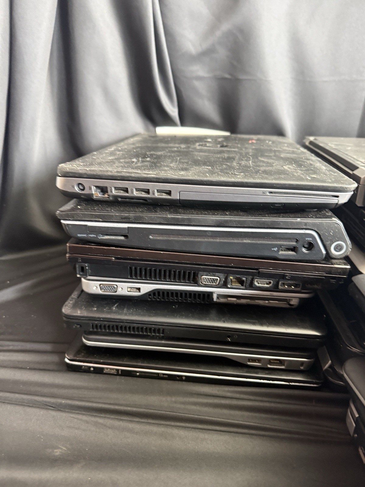 Lot of 48 Laptops Dell HP Lenovo ASUS i3 i5 i7 Tested to BIOS Parts/Repair