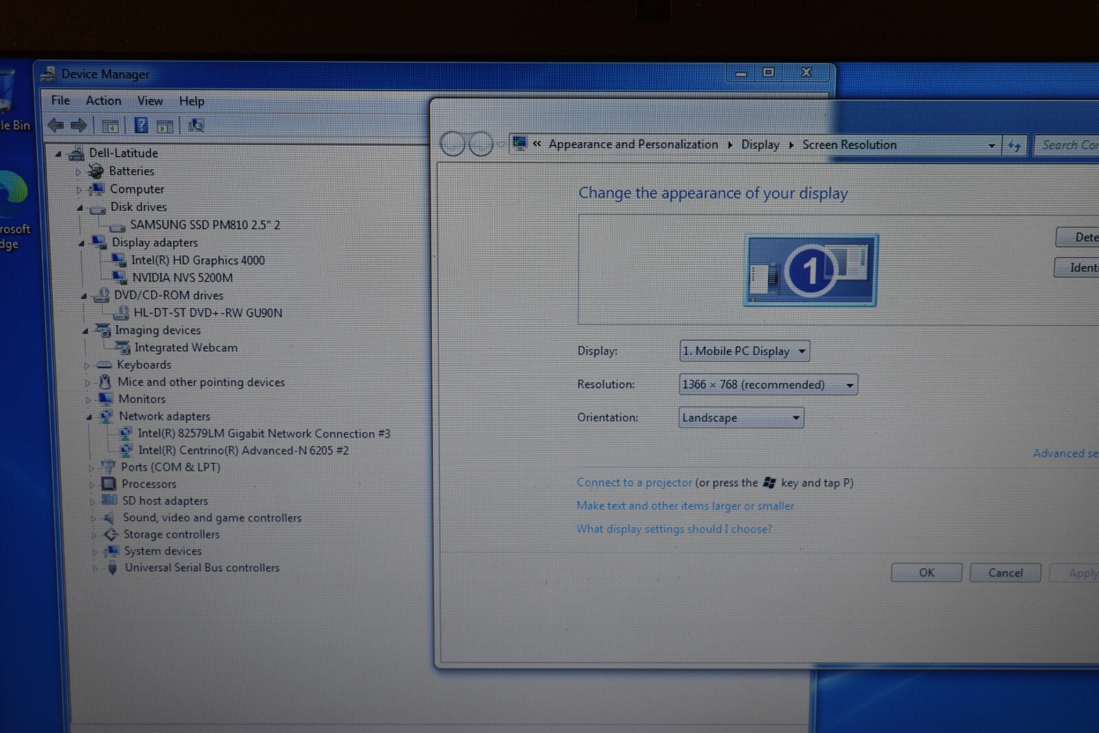 Dell Latitude E6530 Intel Core i5-3340M Windows 7 Pro SSD 32-bit NVidia 5200M