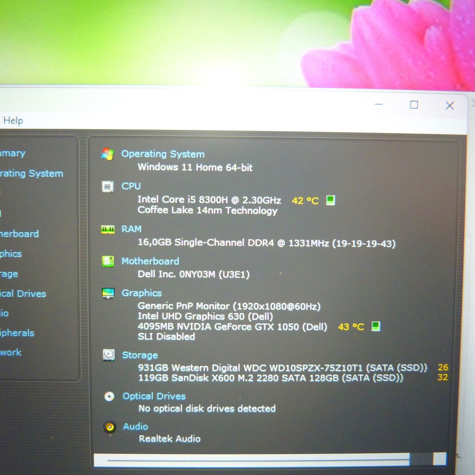 Dell 3779 G3 P35E l 17 inch FULLHD GAMING l SSD Windows 11 l 16GB RAM Intel 8GEN
