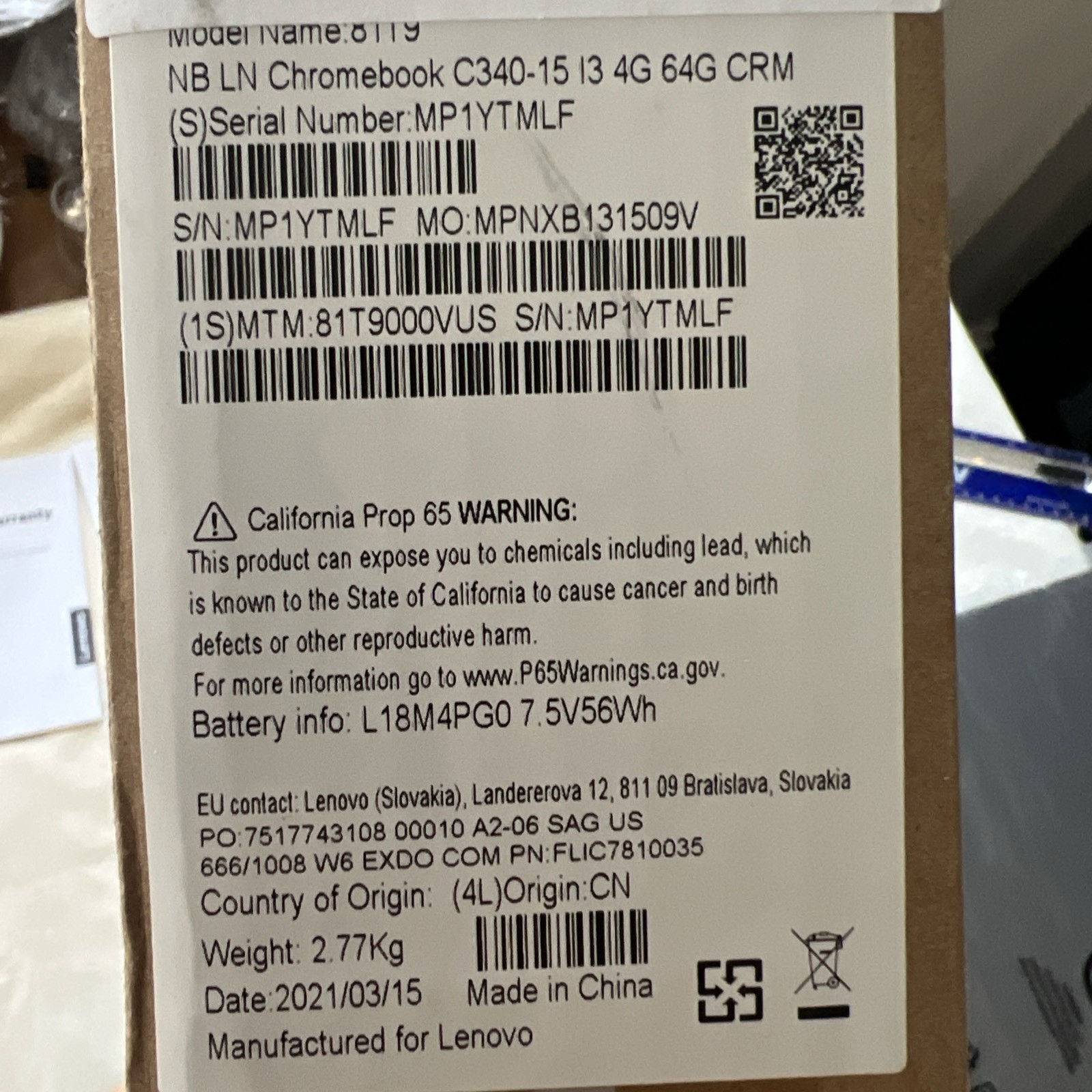 lenovo chromebook c340-15 new 2022