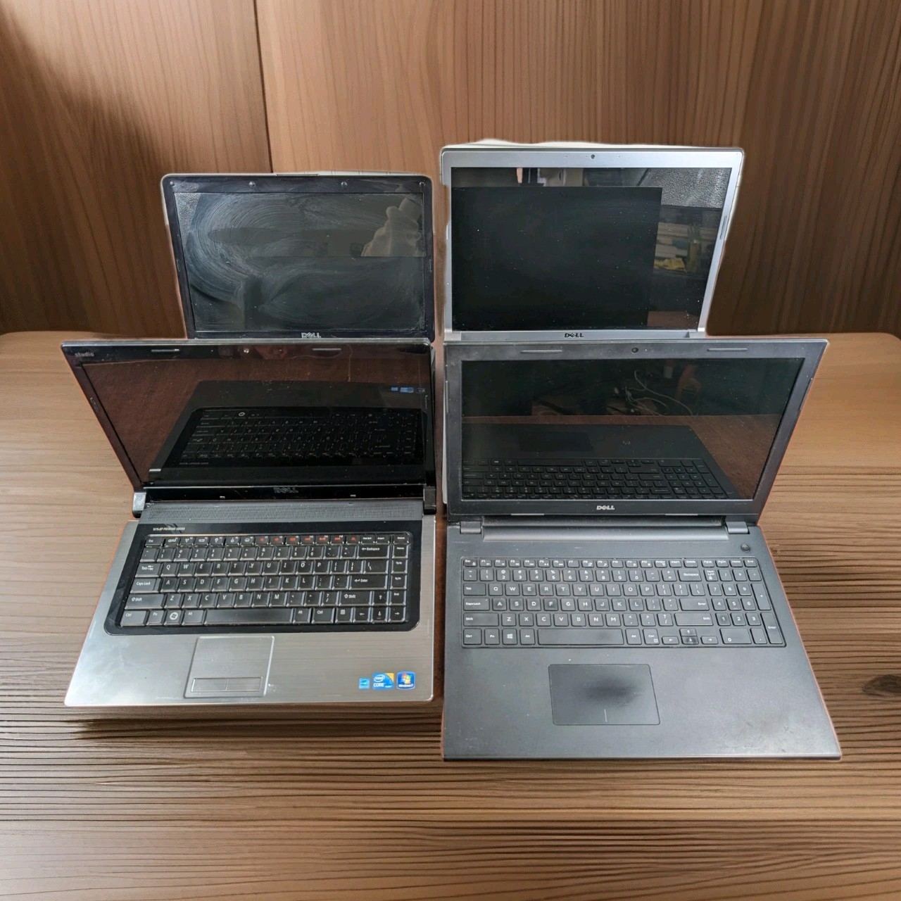 Lot 4 Dell Inspiron 15 & Studio 15.6” & 17” PP31L PP39L PP41L Windows Intel Core