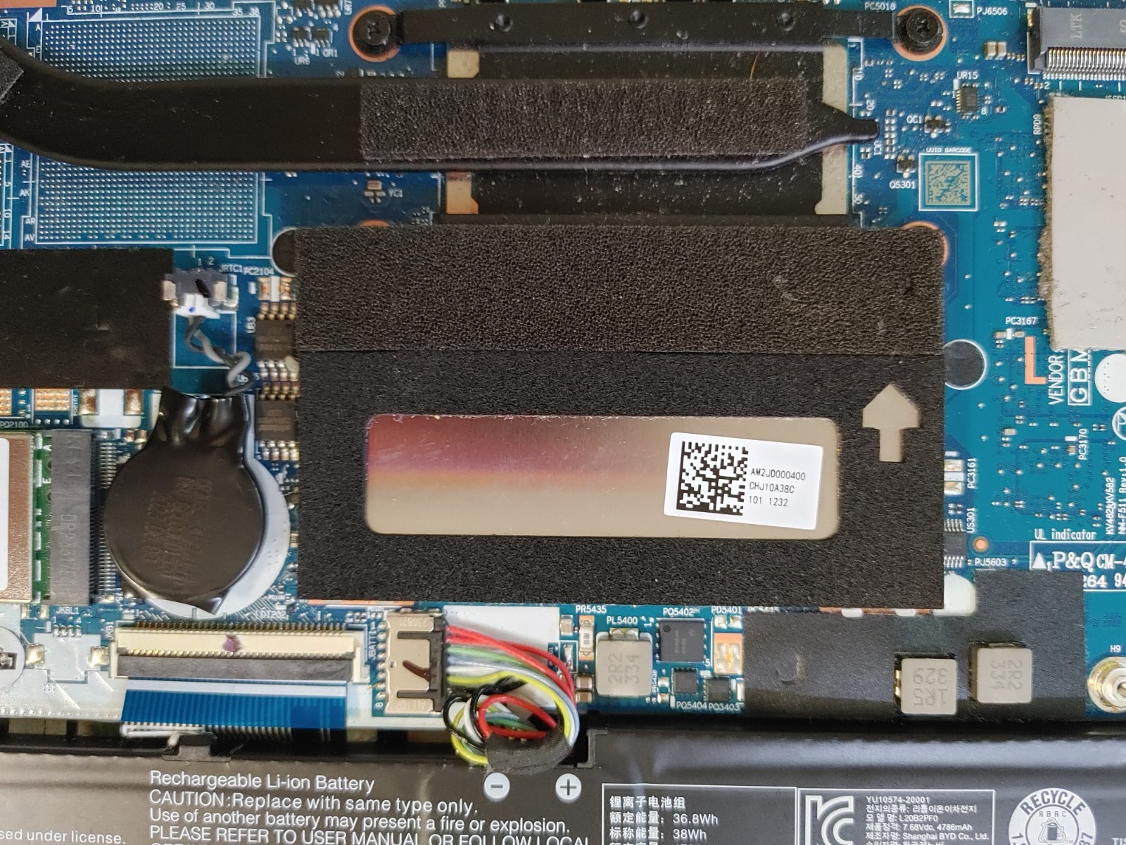 Lenovo V14 G4 IRU Core i3-1315U@8GB RAM , NO SSD , NO SCREEN , FOR PARTS ONLY