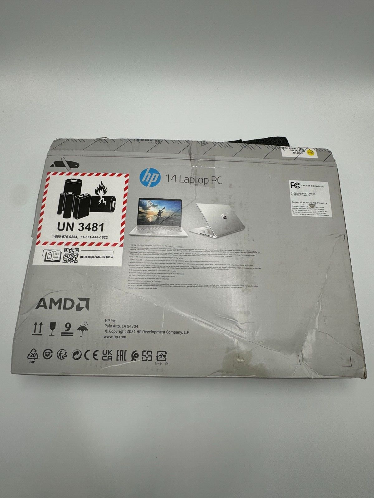 HP LAPTOP 14-DK1035WM AMD RYZEN 3 8GB RAM Parts Only