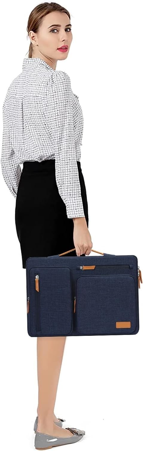 15 inch Laptop Sleeve Compatible with MacBook Air M4 M3 M2 2025 2024 2023, Navy