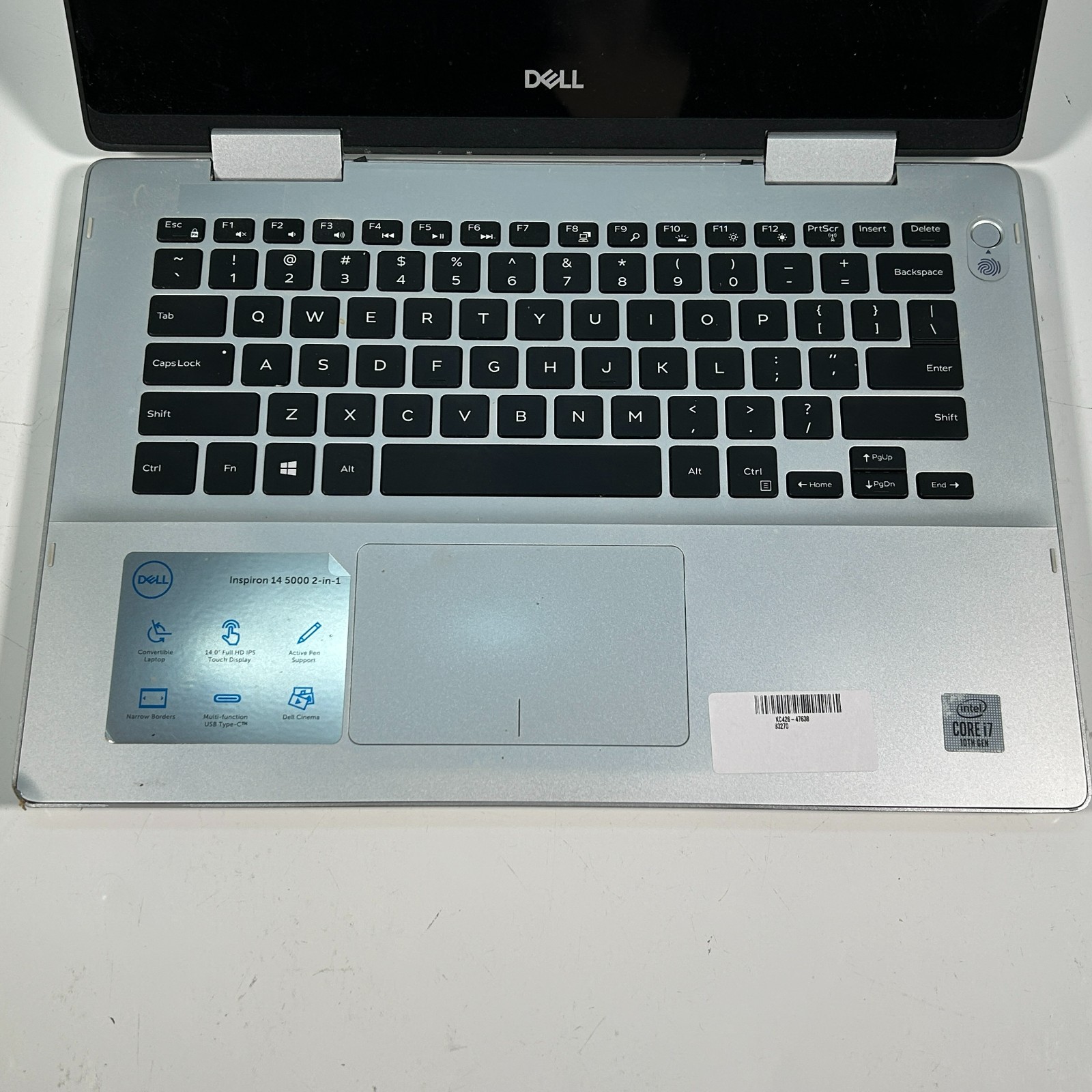 Dell Inspiron 5491 2-in-1 Intel Core i7-10510U 1.8GHz 16GB RAM No Drive/OS Used