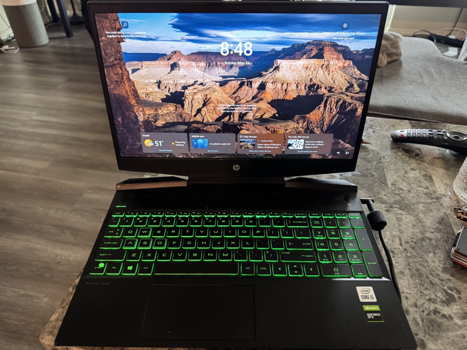HP Pavilion 15.6in (256GB SSD, Intel Core i5-10300H, 25.GHz, 8GB, NVIDIA GTX…