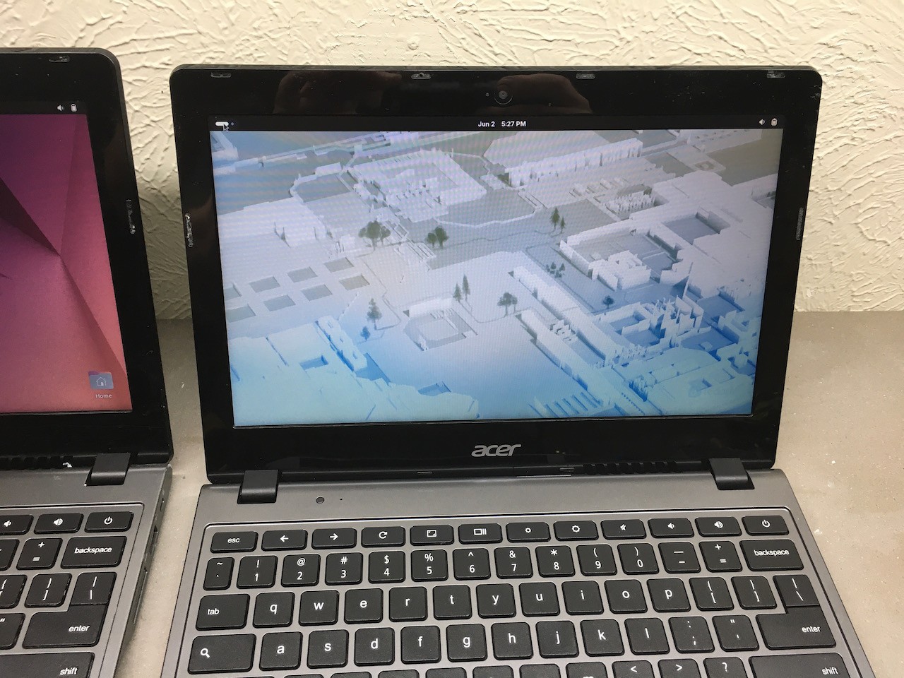 Lot 3x Acer Linux Laptops 1.40GHz 2955U 2GB DDR3 16GB SSD Mint Fedora Ubuntu