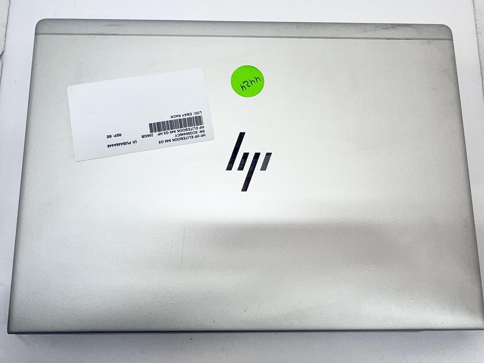 HP EliteBook 840 G5, Intel Core i5-7200U CPU @ 2.50GHz, 8GB RAM, 256GB NVMe 4424