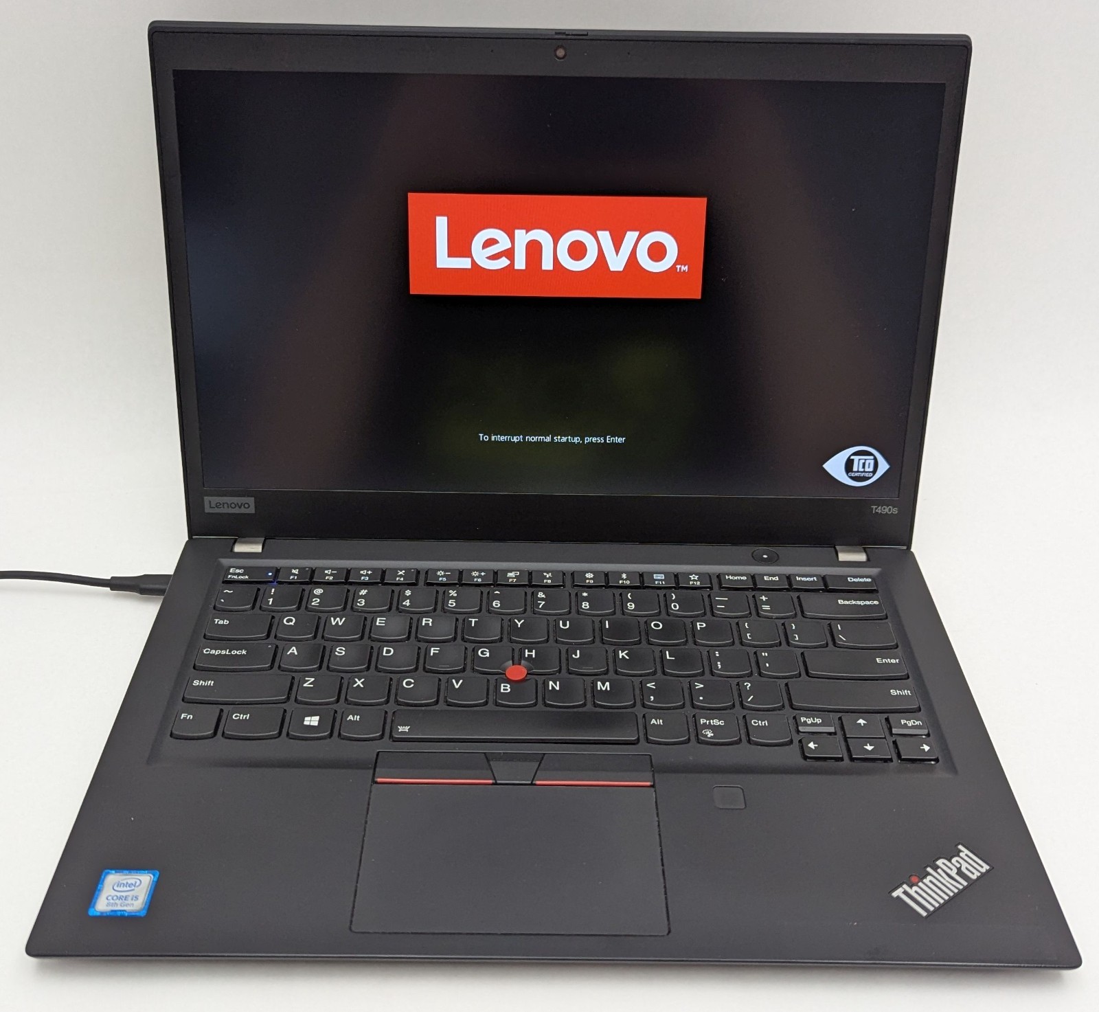 Lenovo ThinkPad T490s 14″ Laptop i5-8265U 1.60GHz 8GB RAM 256GB NVMe Win 11 Pro