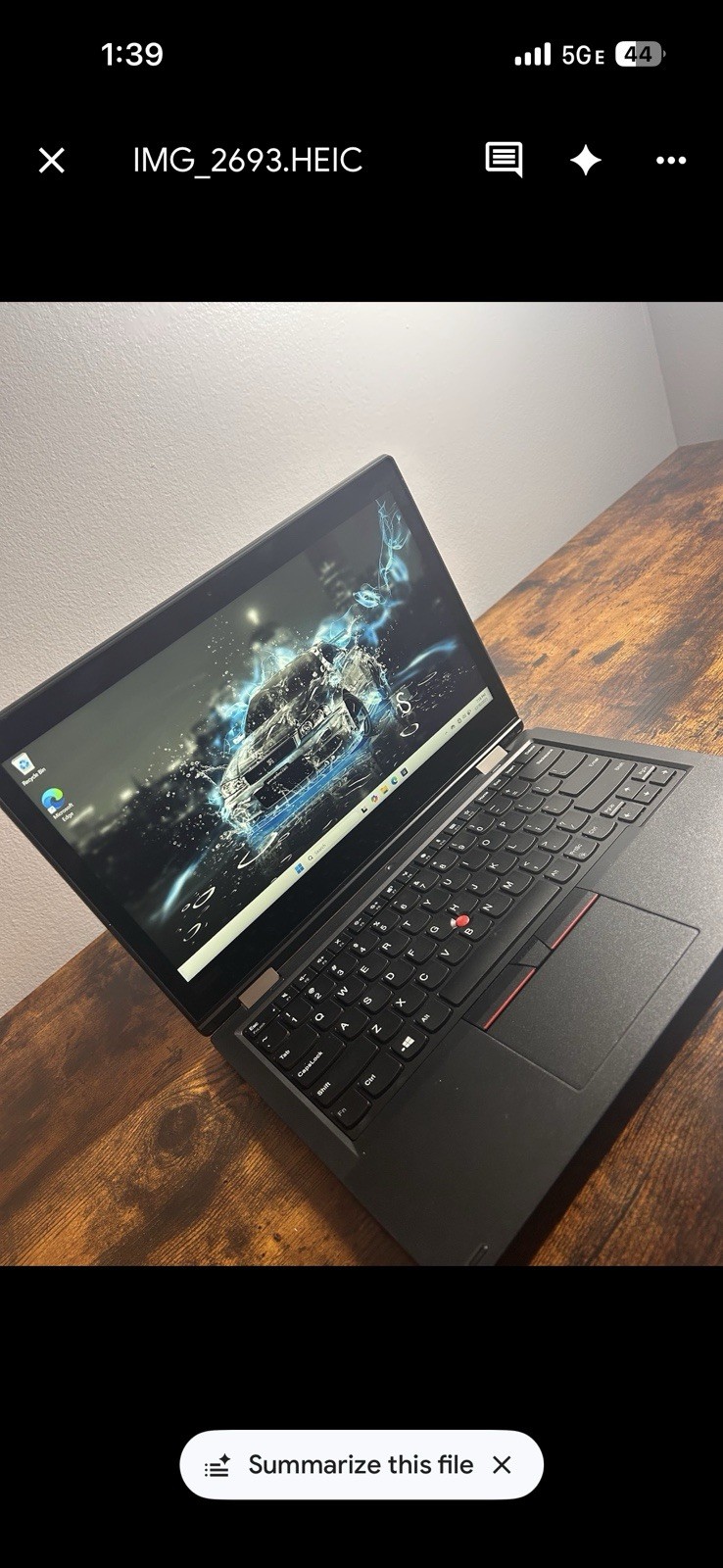 Lenovo ThinkPad L380 Yoga 14″ Laptop i5-8350U 16GB 256GB SSD Touchscreen Win 11