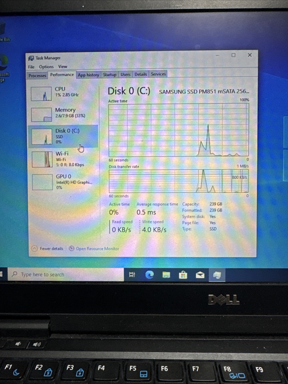 Dell Latitude E7240 Laptop Silver/Black
