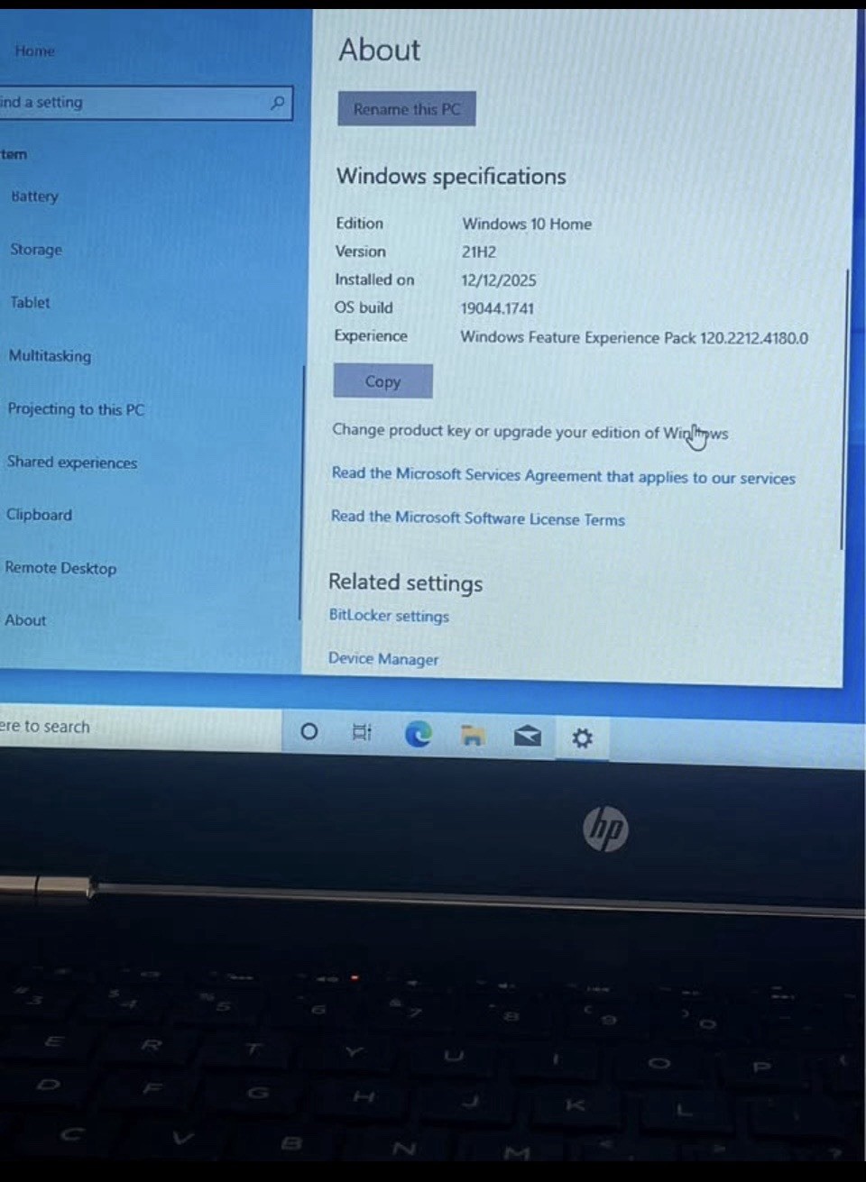 HP Pavilion Laptop Intel Core i7 12GB RAM 930GB HDD Windows 10 Home 15.6″