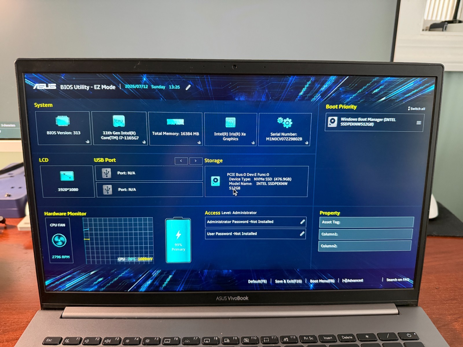 Asus VivoBook 15 S533E 15.6″ Laptop FHD i7-1165G7 2.8Ghz 16GB RAM 512GB SSD W11H