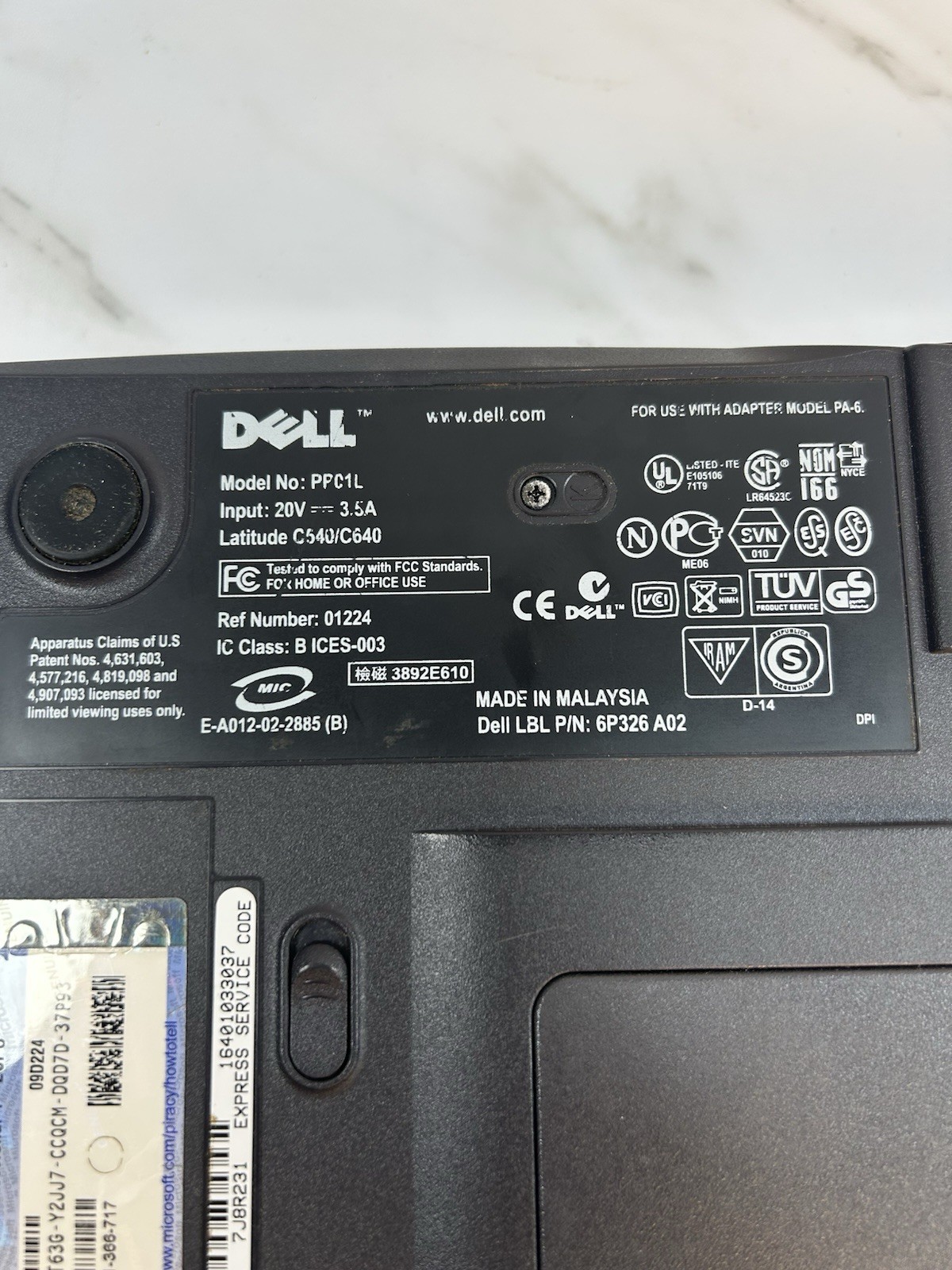 Dell Latitude C640 Laptop Pentium 4 M 1.8GHZ Windows XP Professional 512MB RAM