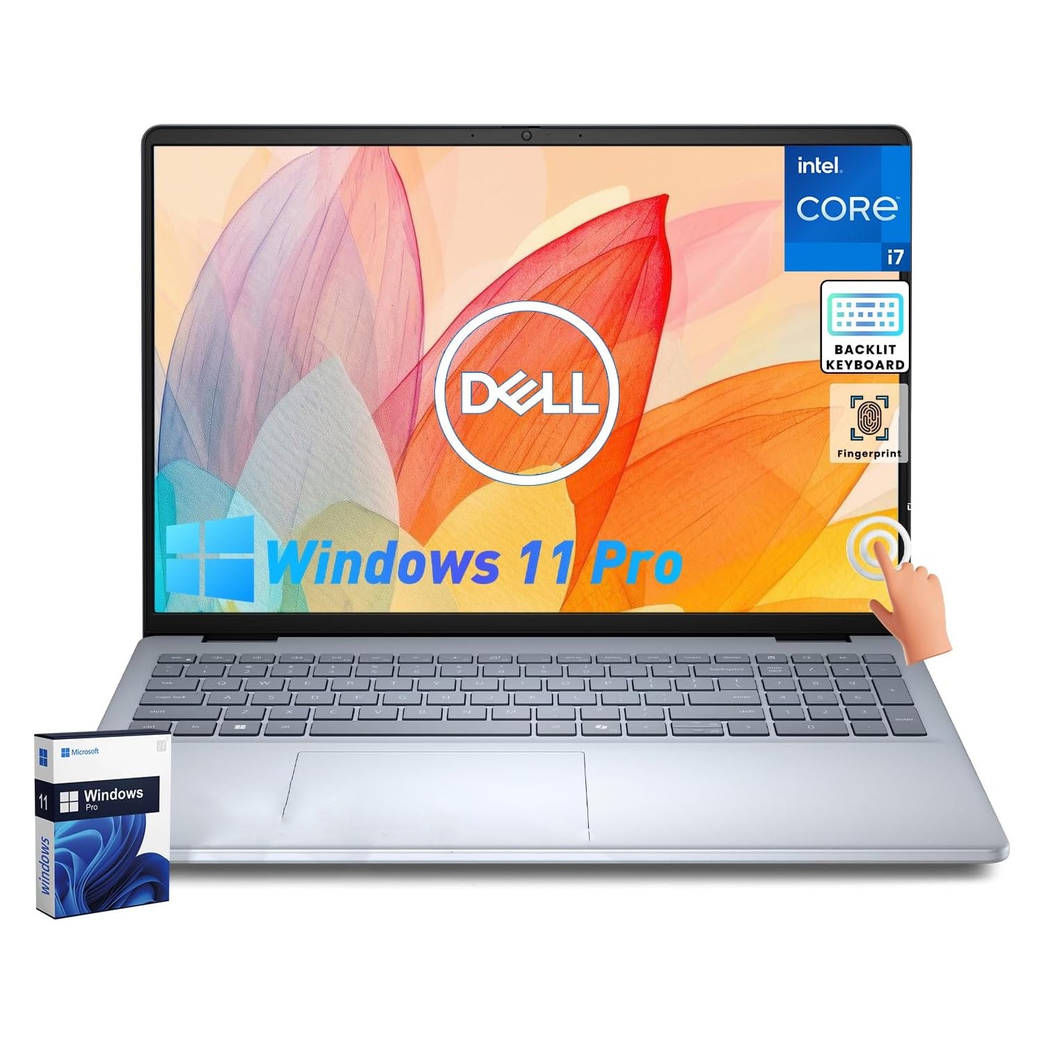 Dell Inspiron 16 Touch Laptop FHD Intel Core 7 150U Up to 5.4G 16GB 1TB Win11pro