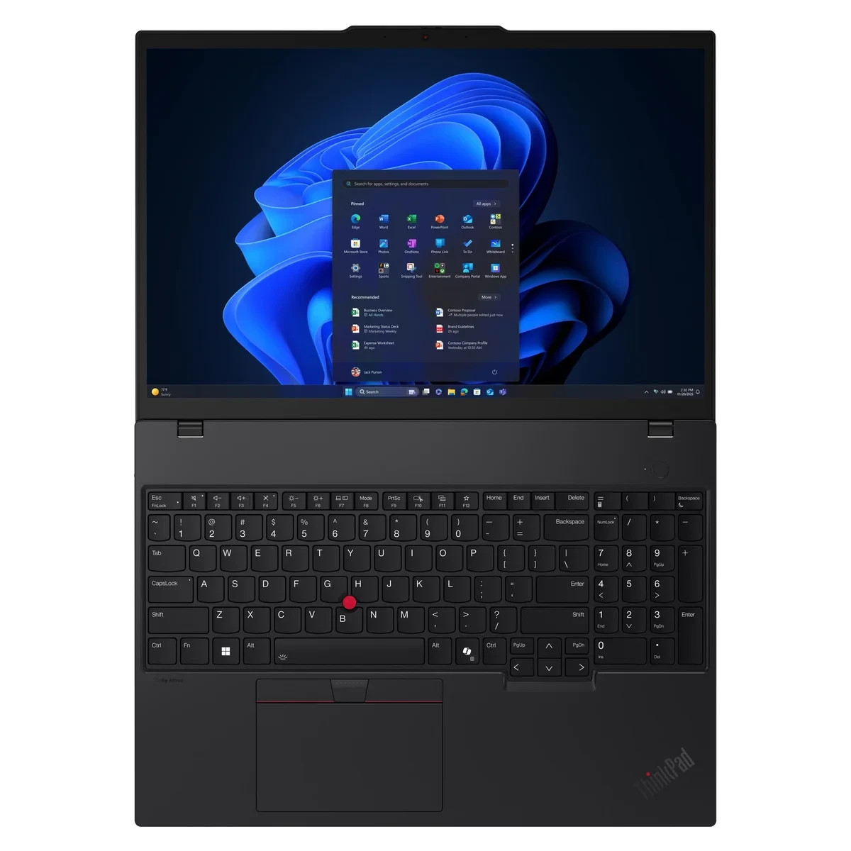 Lenovo ThinkPad T16 G4 — 16″ WUXGA Touchscreen Laptop — Core Ultra 7 21QFS1JG00