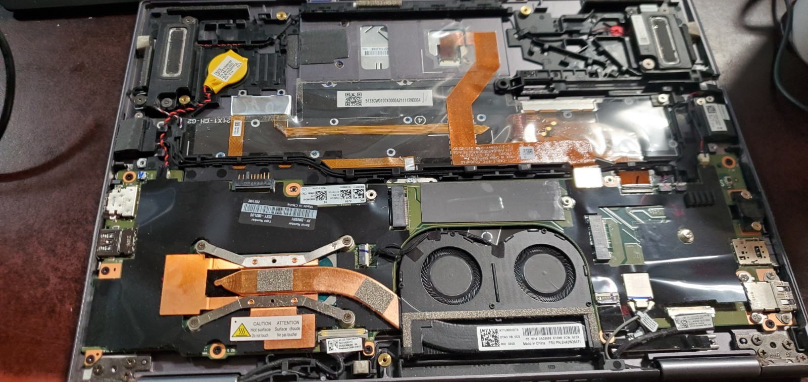 Lenovo ThinkPad X1 Yoga Gen 6 Laptop i5-11th Gen No BAT/SSD/RAM Doesn’t Boot