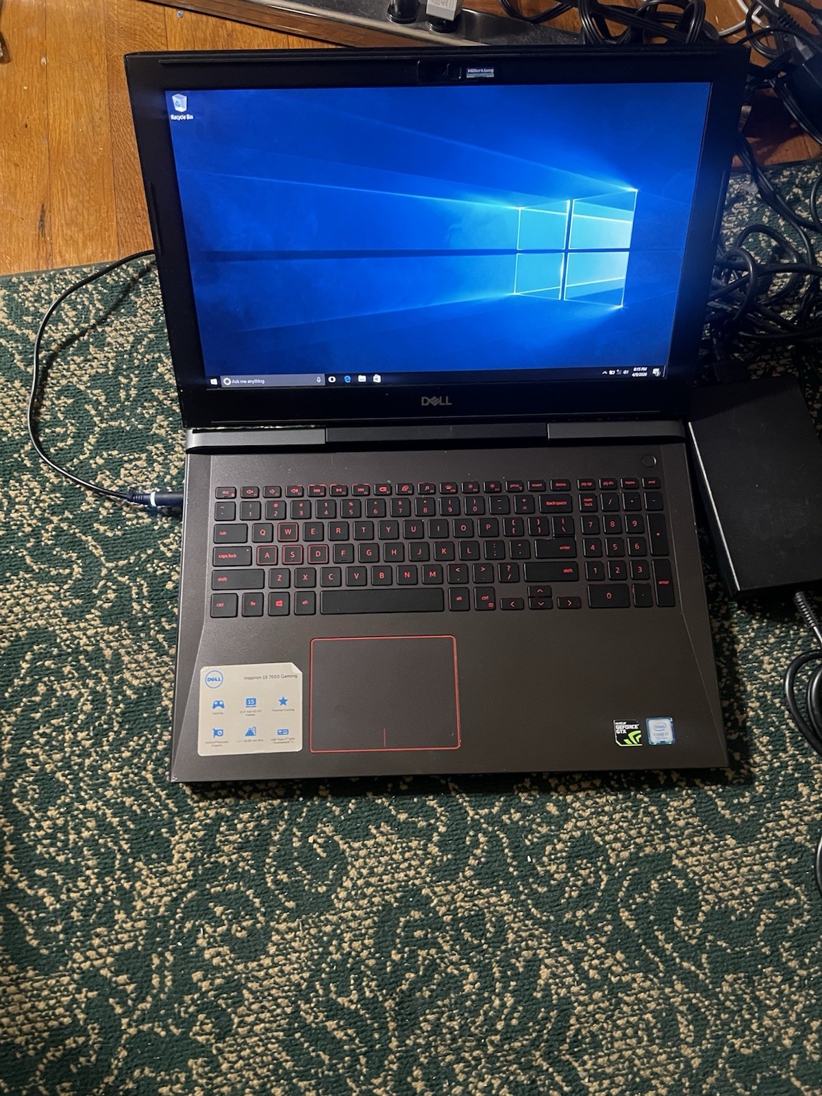 Dell Inspiron 15 7577 Gaming Laptop i7-7700HQ 512GB SSD 16GB GTX Win10