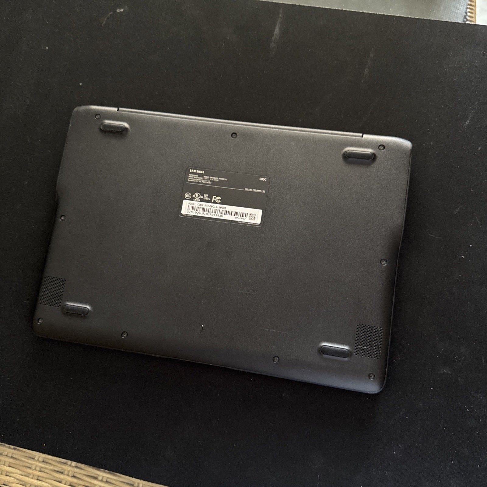 Samsung Chromebook XE500C13 Intel Processor NO CHARGER