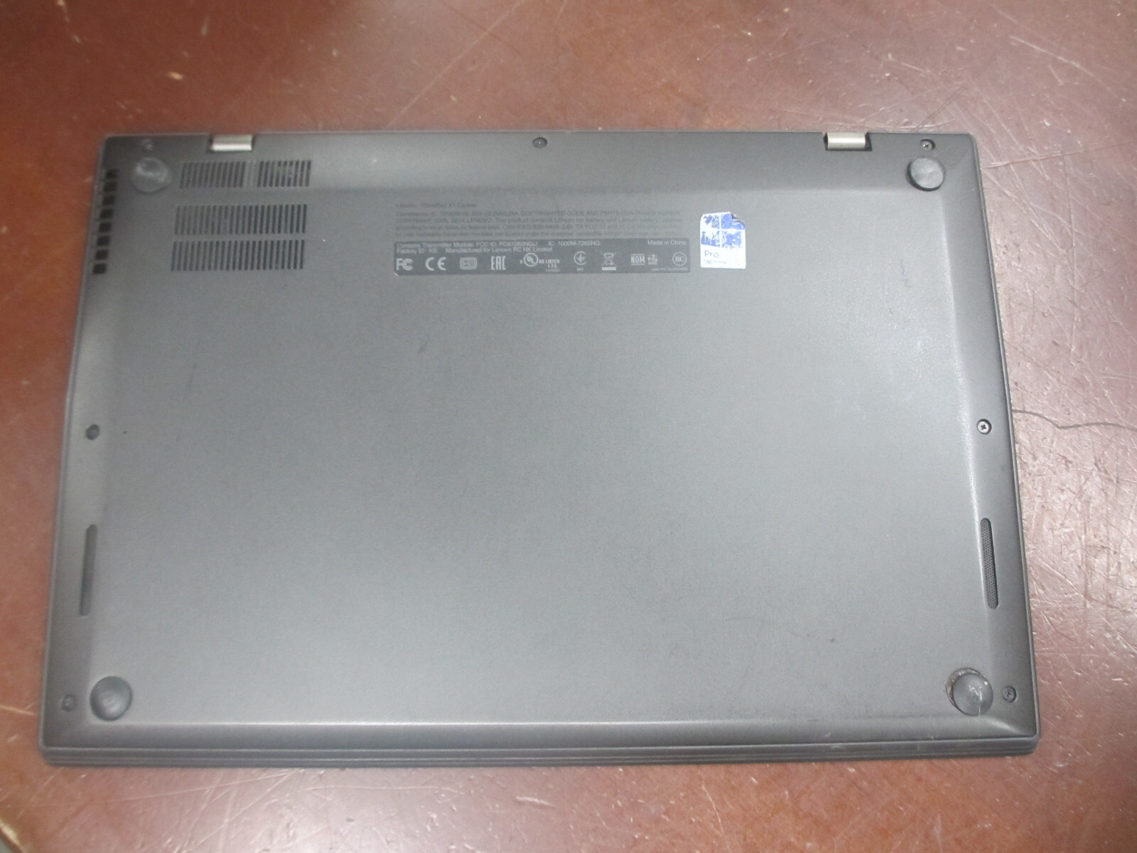 Lenovo ThinkPad X1 Carbon 2.60Ghz i7-5600U 8GB 256GB SSD Laptop w/ AC [NO OS]