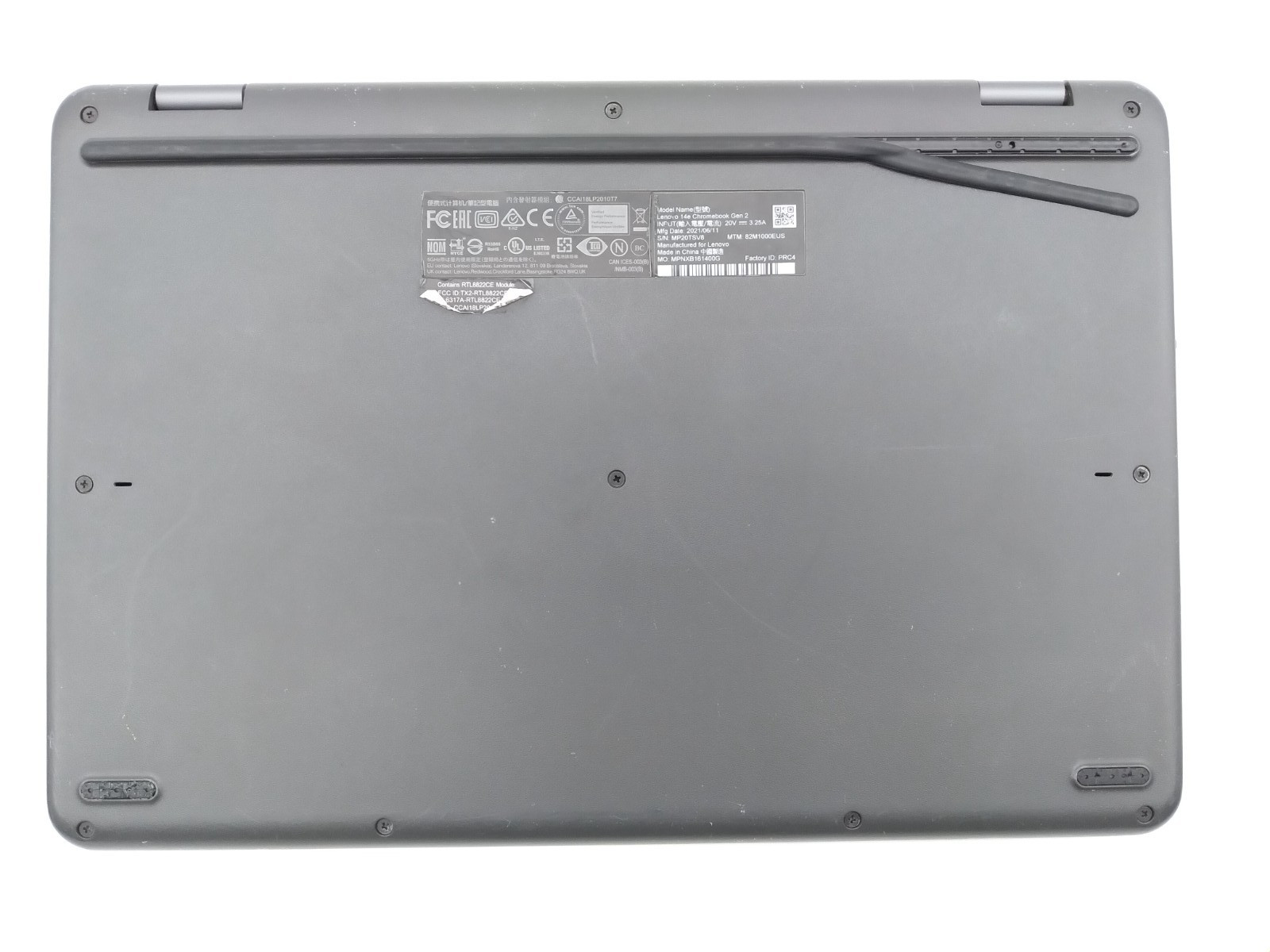 Lenovo 14e Chromebook Gen 2 14″ Touchscreen AMD 3015Ce, 4GB RAM, 32GB EMMC