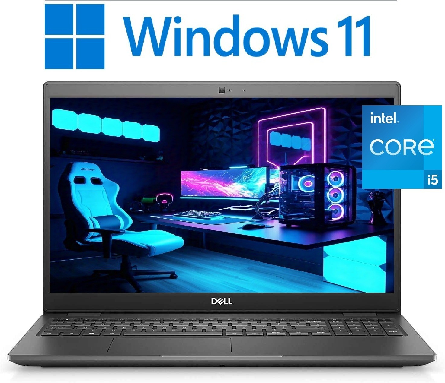 15.6″ FHD DELL Gaming Laptop PC: Intel i7 Quad Core! 32GB RAM ~ 1TB NVME SSD!