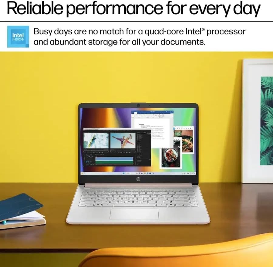 10pcs 2025 HP 14 Student Laptop,Intel Processor N150,UpTo 16GB 384GB Office 365