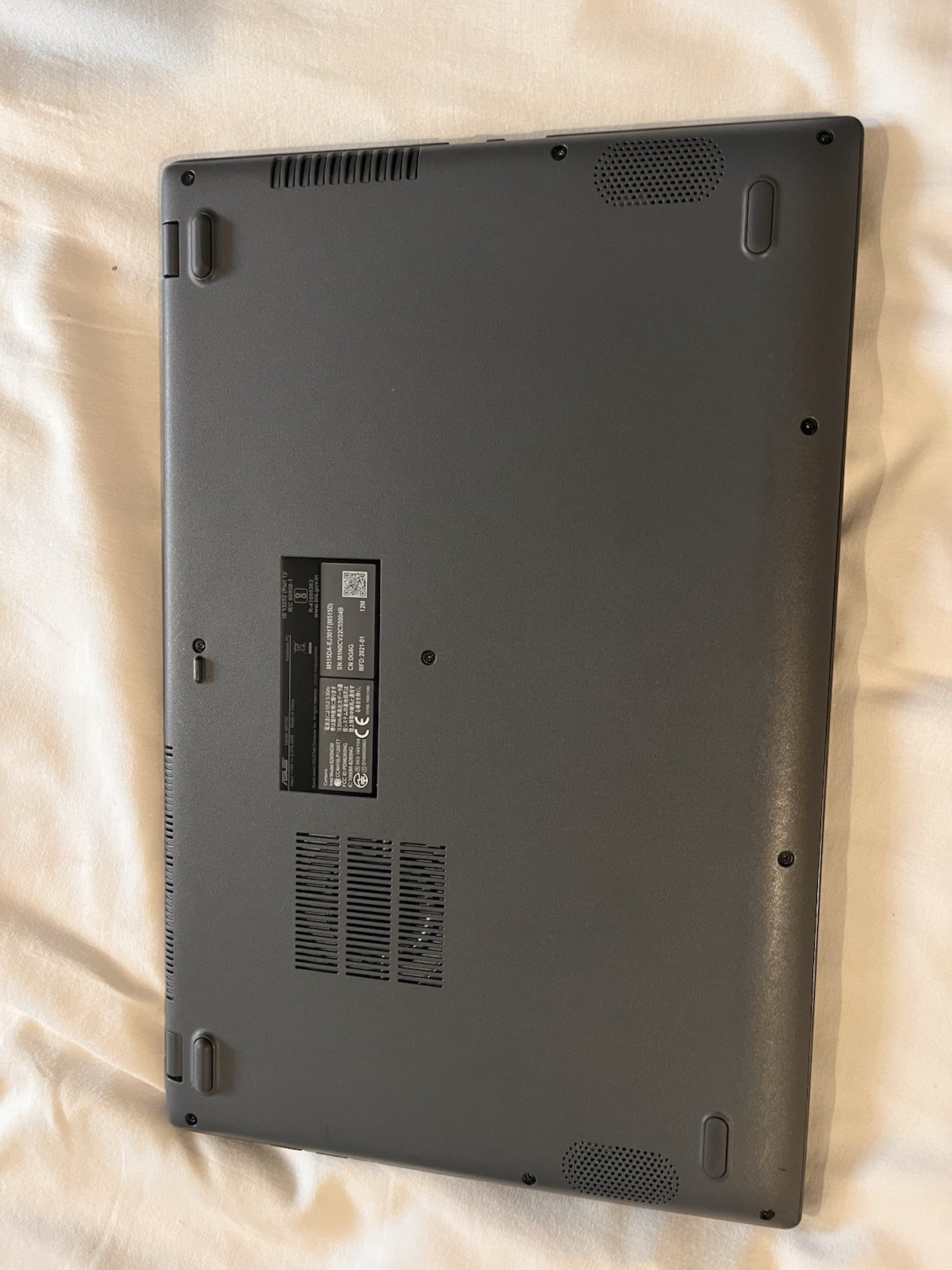 ASUS VivoBook 15 Gray 15.6in Ryzen 3 3250U 12GB 1TB HDD Win 11 Home