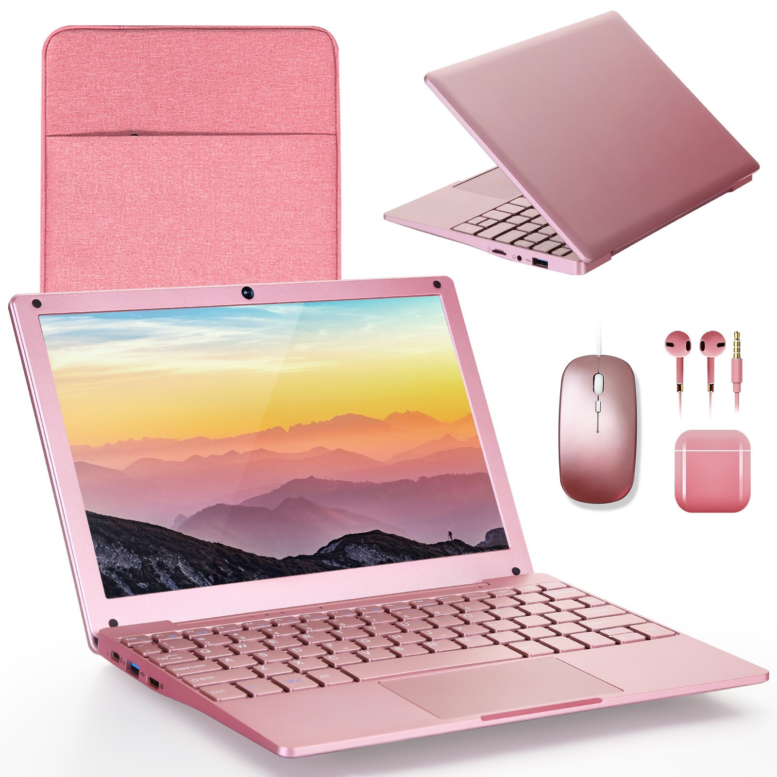 Stock 10” Laptop Win 11 8GB+128GB Celeron Mini Notebook WiFi