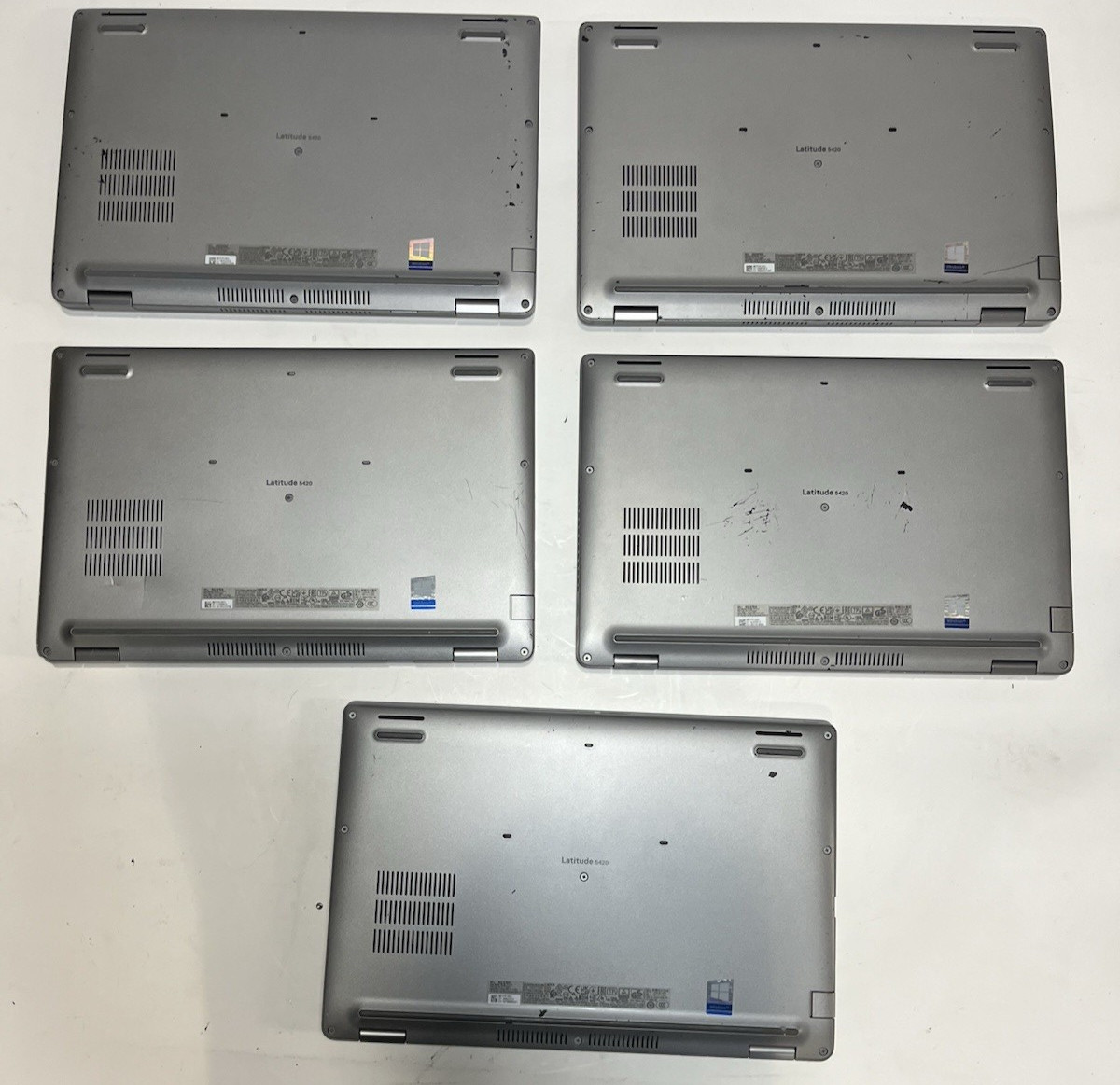 LOT OF 5 Dell Latitude Laptop 5420 Intel i7-1185G7 – 8GB – 256GB NVMe – W11P