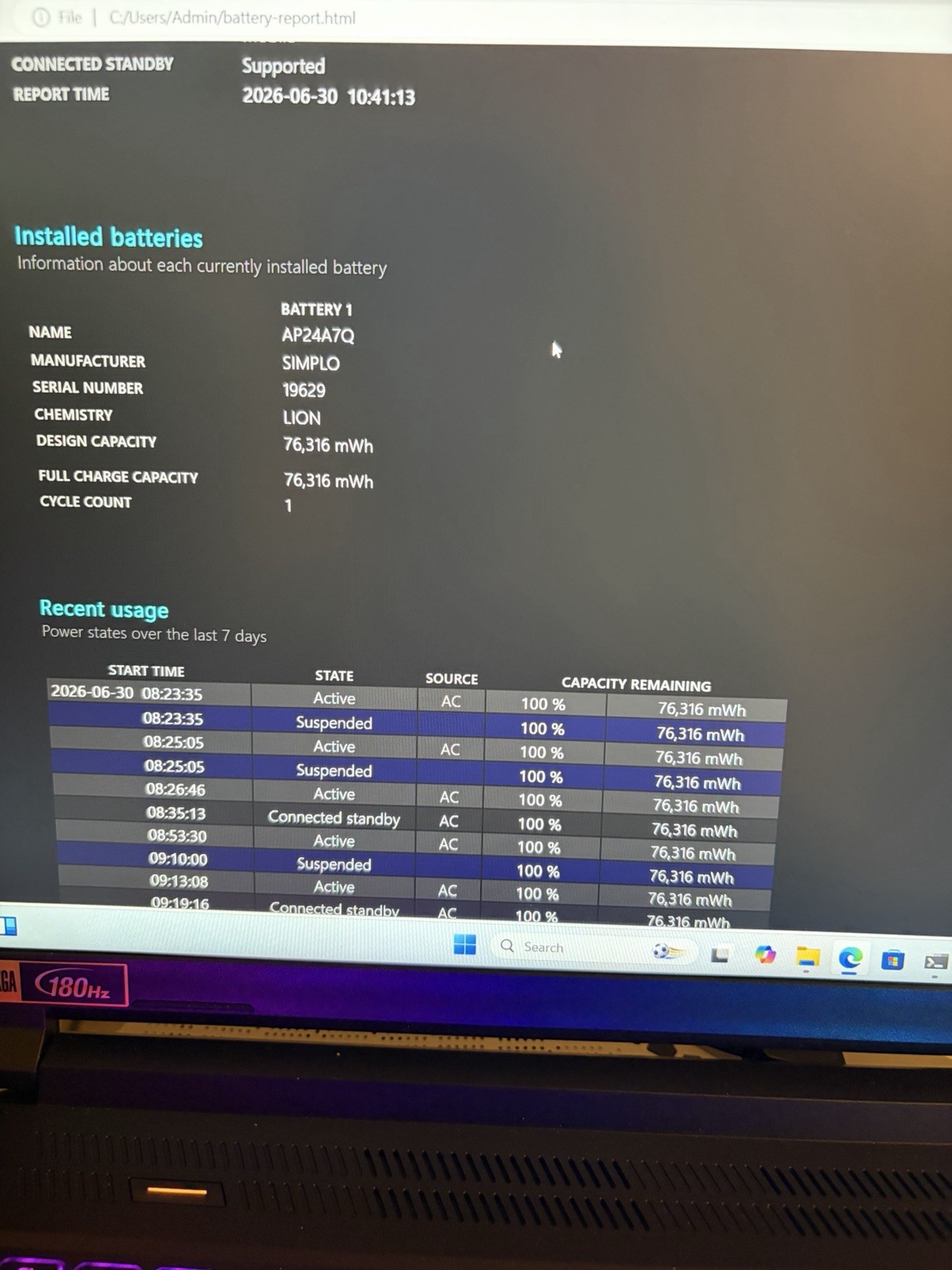 RTX 5060 Acer Nitro V 16S AI 180Hz FHD+ 3.8 GHz Ryzen 7 260 32GB 1TB SSD