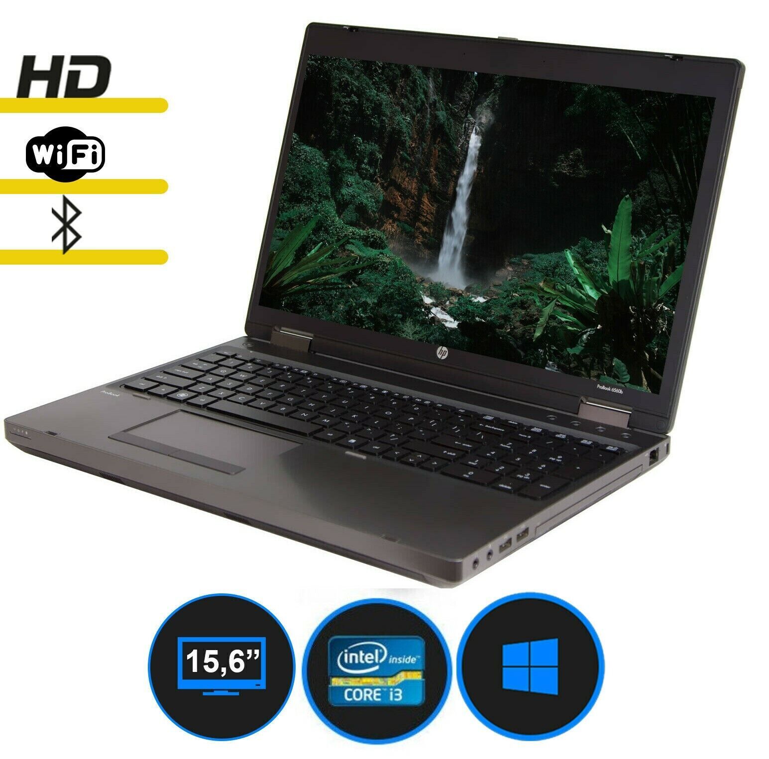 HP Probook 6560B Intel Core i3 4GB/8GB RAM SSD FPR 15.6″ HD DVD