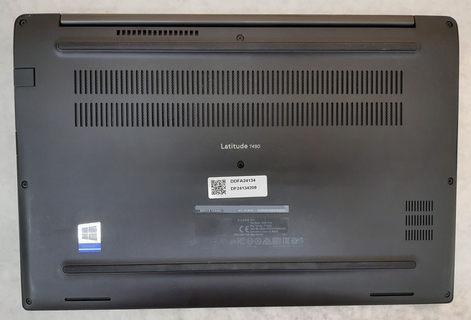 Dell Latitude 7490 i5-7300U 2.60GHz 16GB RAM 256GB SSD Win10 Pro