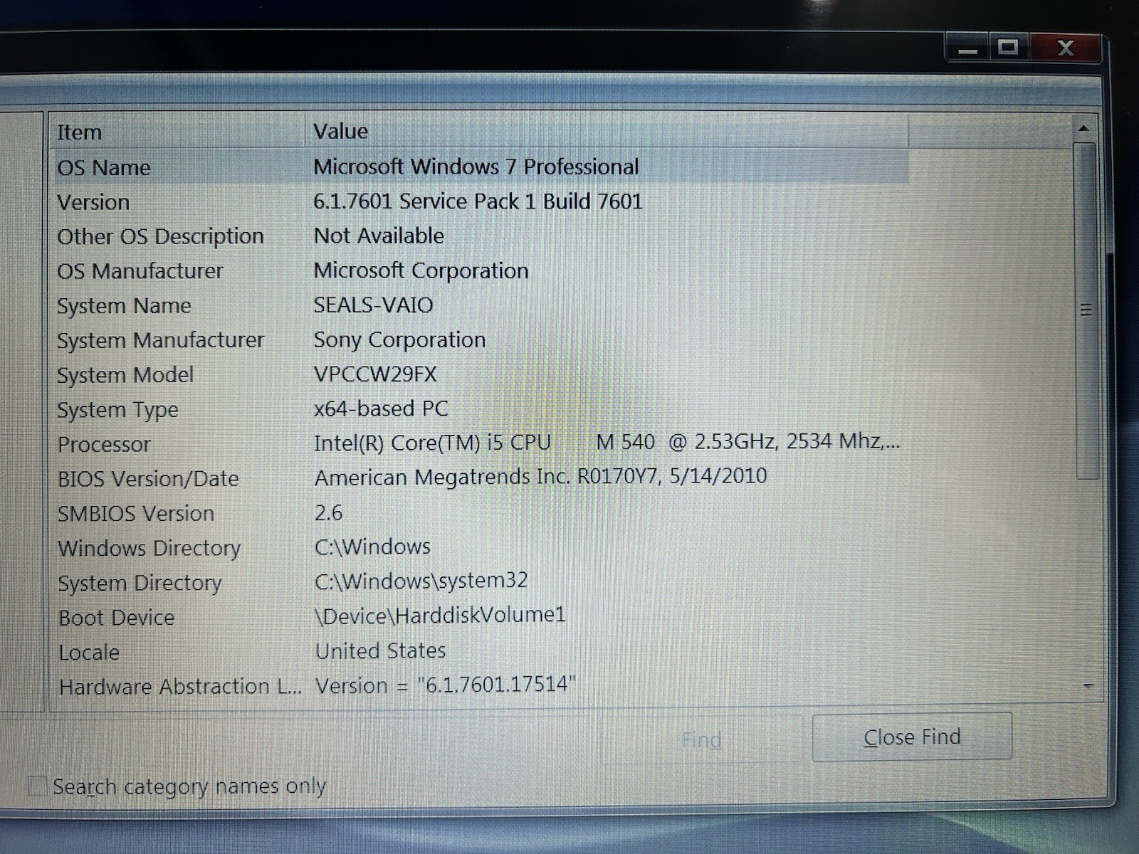 Sony VAIO VPCCW29FX 14” i5 2.53GHz 4GB 500GB Win7 Pro GeForce 310M Tested
