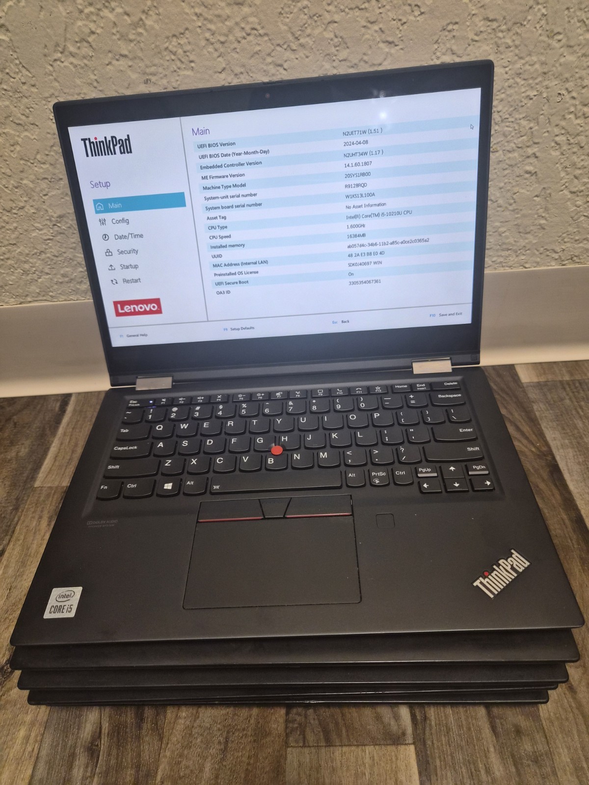 Lenovo ThinkPad L14 Gen 1, Core i7 10th Gen No Ssd No Ram