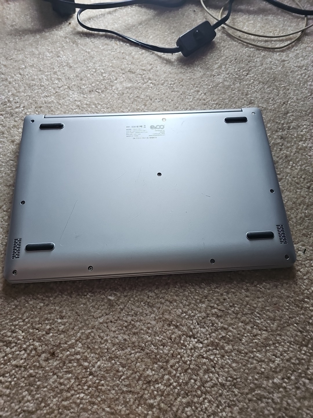 EVOO EV-C-125-3 11.6″ Ultra Thin Win10 Intel Atom 32gb Laptop – Untested & AS IS