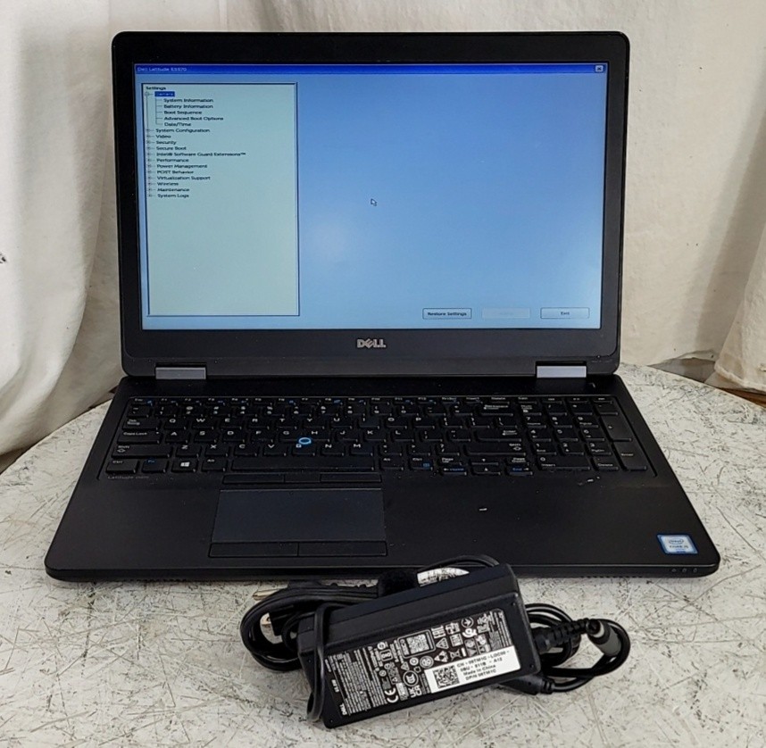 DELL LATITUDE E5570 Laptop Core I5-6440HQ 8GB 500GB SEE NOTES