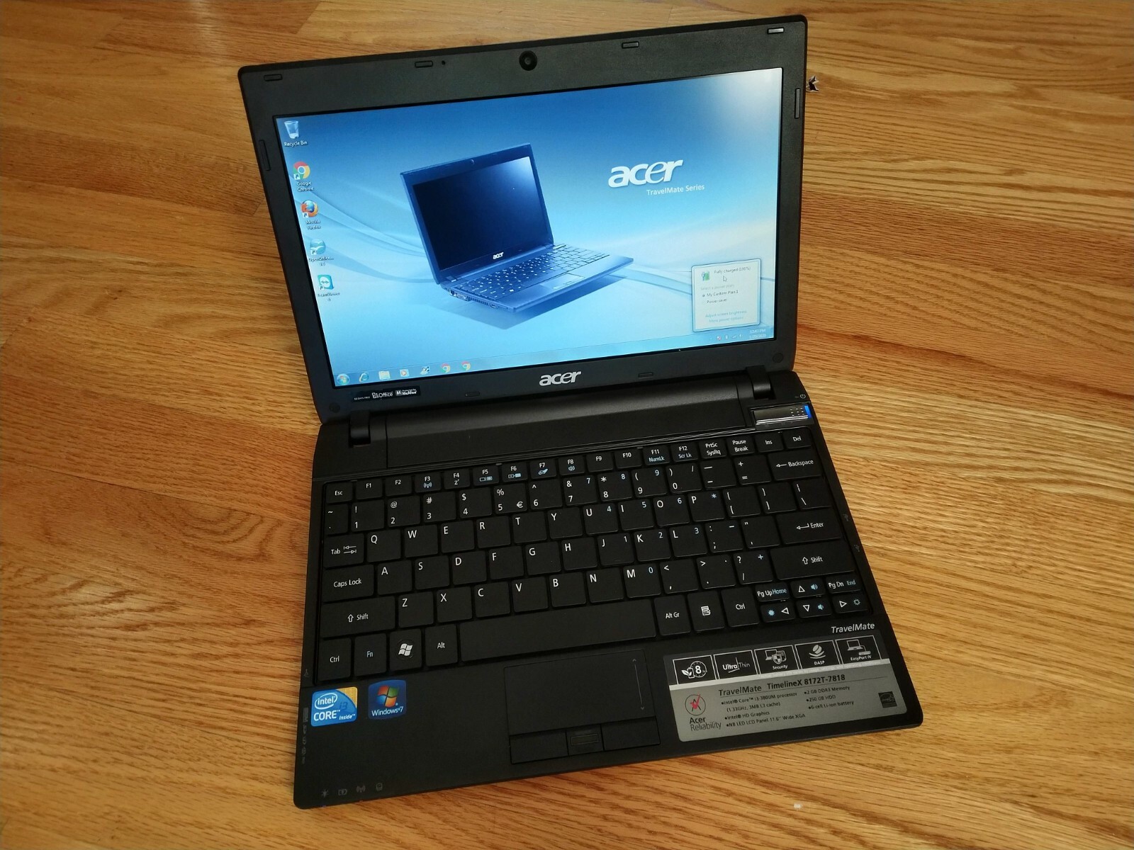 Acer TravelMate 8172 Laptop – Lightly used but WORKING for online classwork!