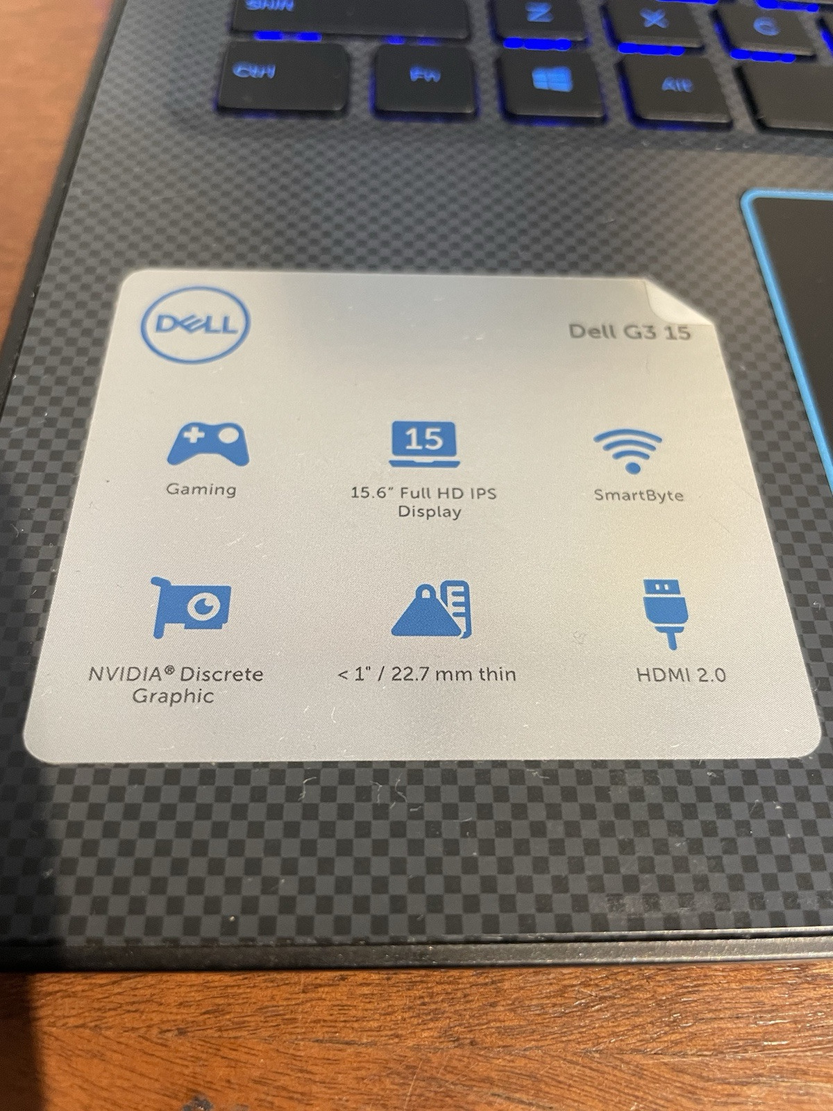 Dell G3 3579 15-inch Gaming Laptop Core i7-8750H 16GB 512GB SSD I-7418- JE OBO