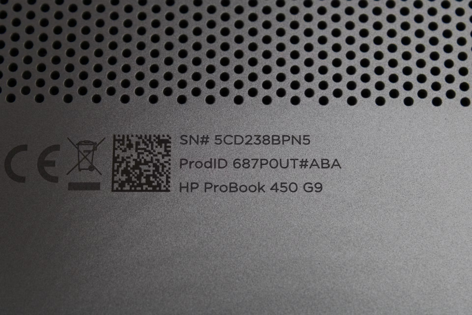 HP ProBook 450 G9 Used 15.5″ i5-1235U, 256GB NVMe, 16GB RAM
