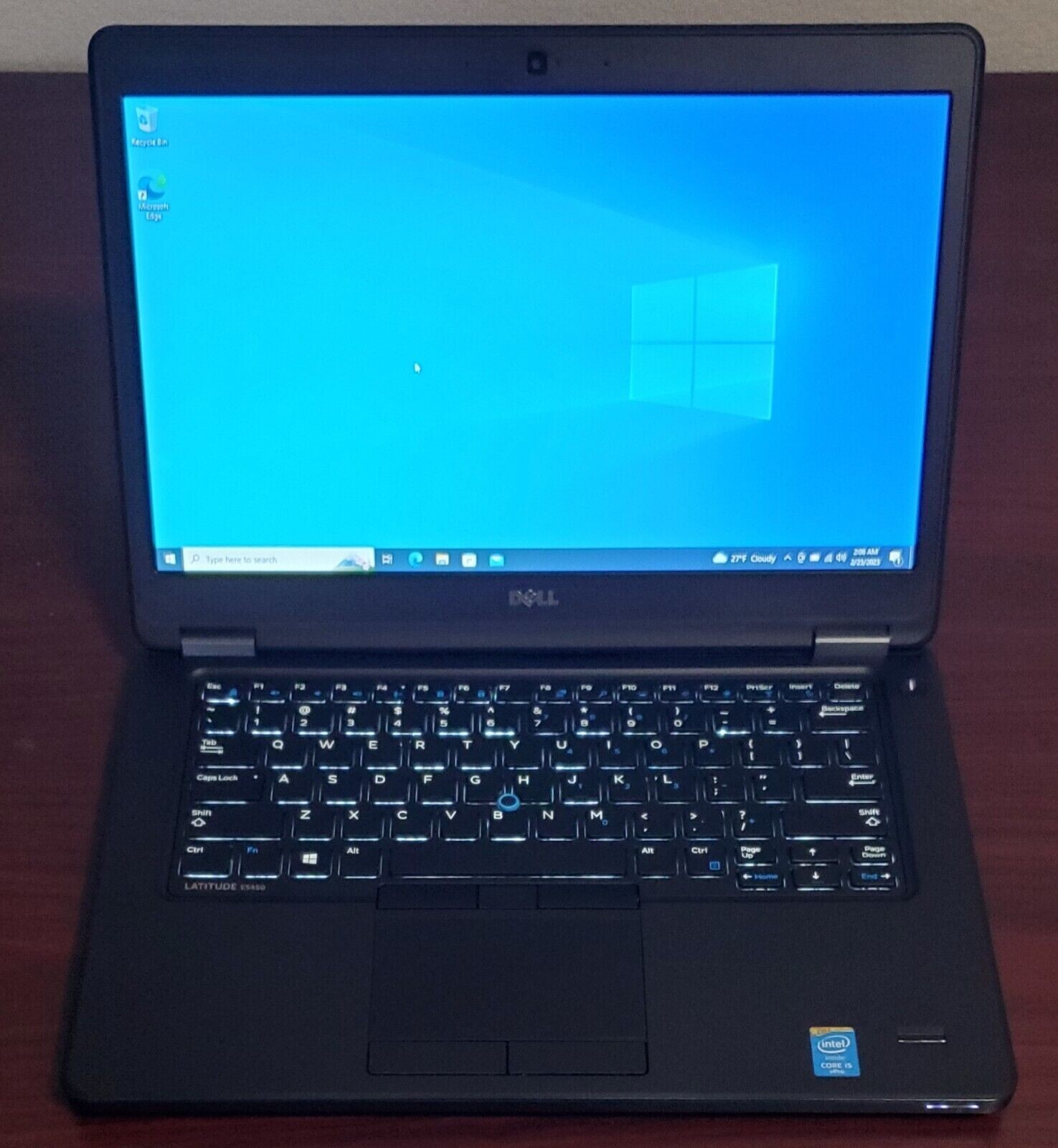 Dell Latitude E5450 14″ i5-5300U 2.30GHz, 8GB 128GB SSD, Win 10 Pro, A/C Adapter