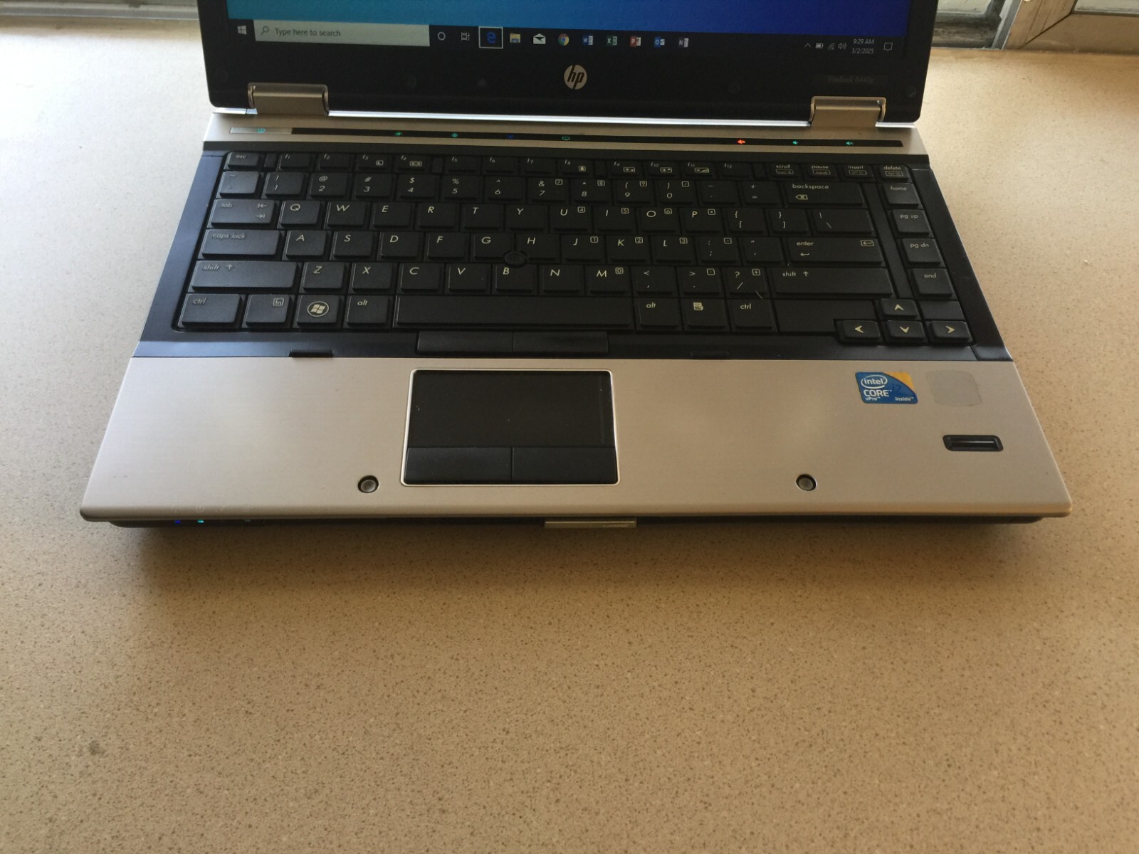 HP 8440P, i7-620M, Windows 10 Pro, 8GB Ram, 512GB SSD, MS Office