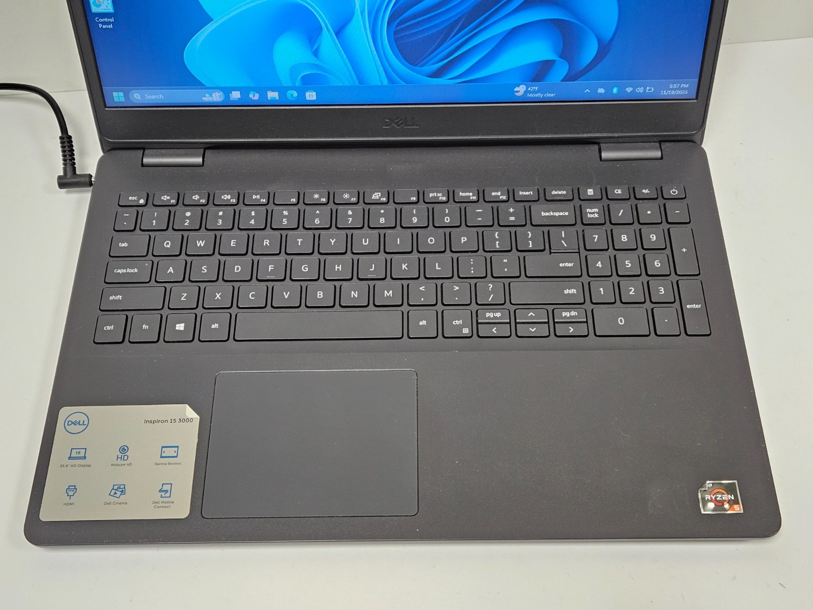 Dell Inspiron 3505 AMD RYZEN 5 3450U, 8GB RAM, 256GB NVME, WIn11 *READ #0180
