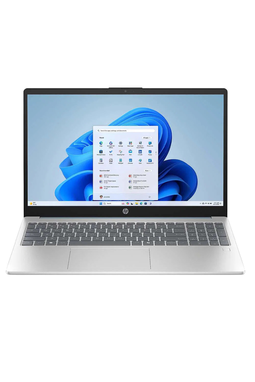 HP 15-fc0132ds 15.6in Laptop AMD 7120u 4gb MEM 128gb SSD Win11
