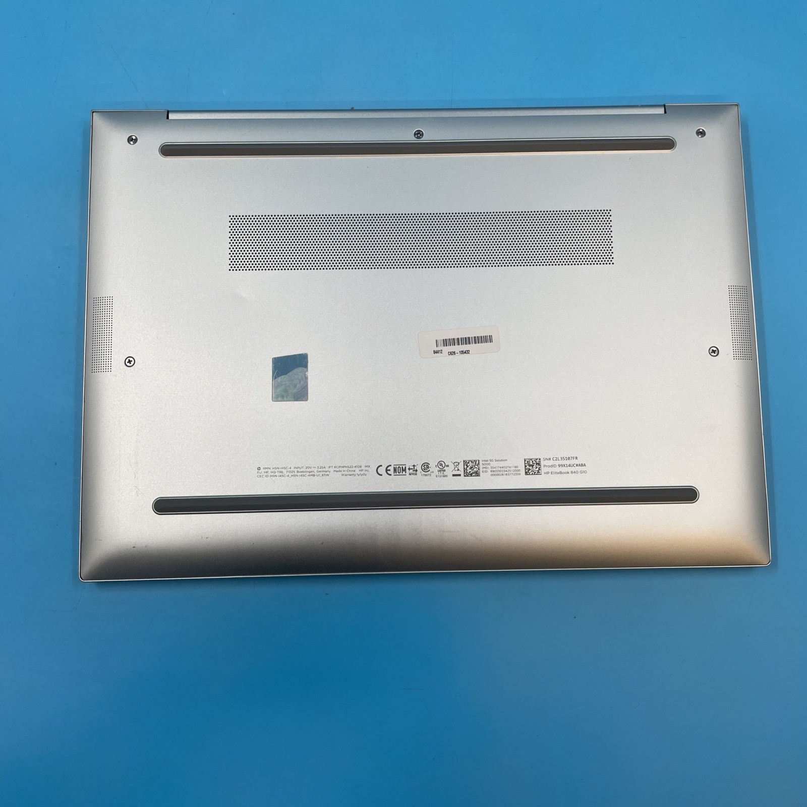 HP EliteBook 840 G10 | i5-1345U | NO RAM | NO DRIVE | NO OS | NO BATTERY | E935