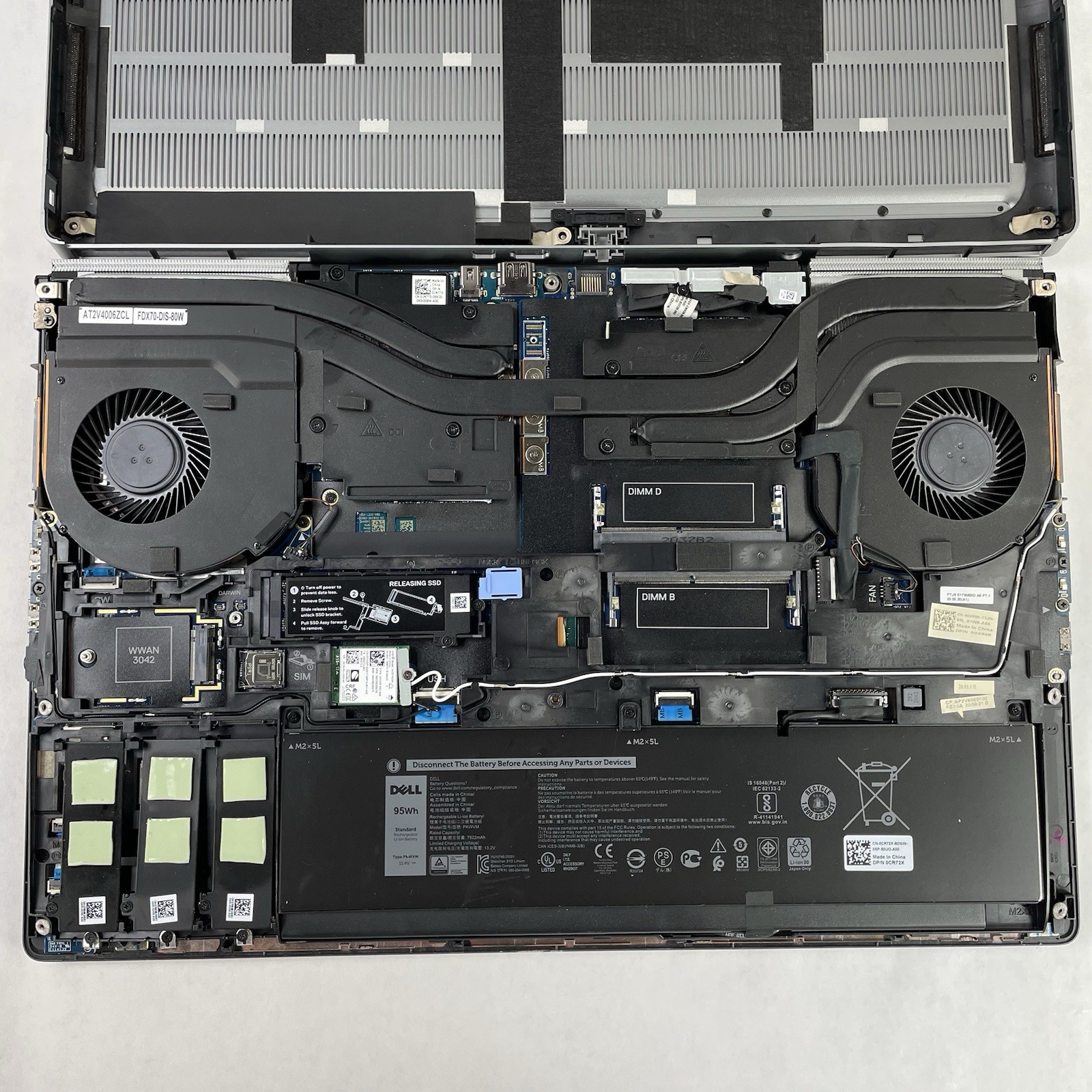 Dell Precision 7750 17.3″ i7-10850H 2.70 GHz 32 GB RAM RTX3000 No SSD No OS READ