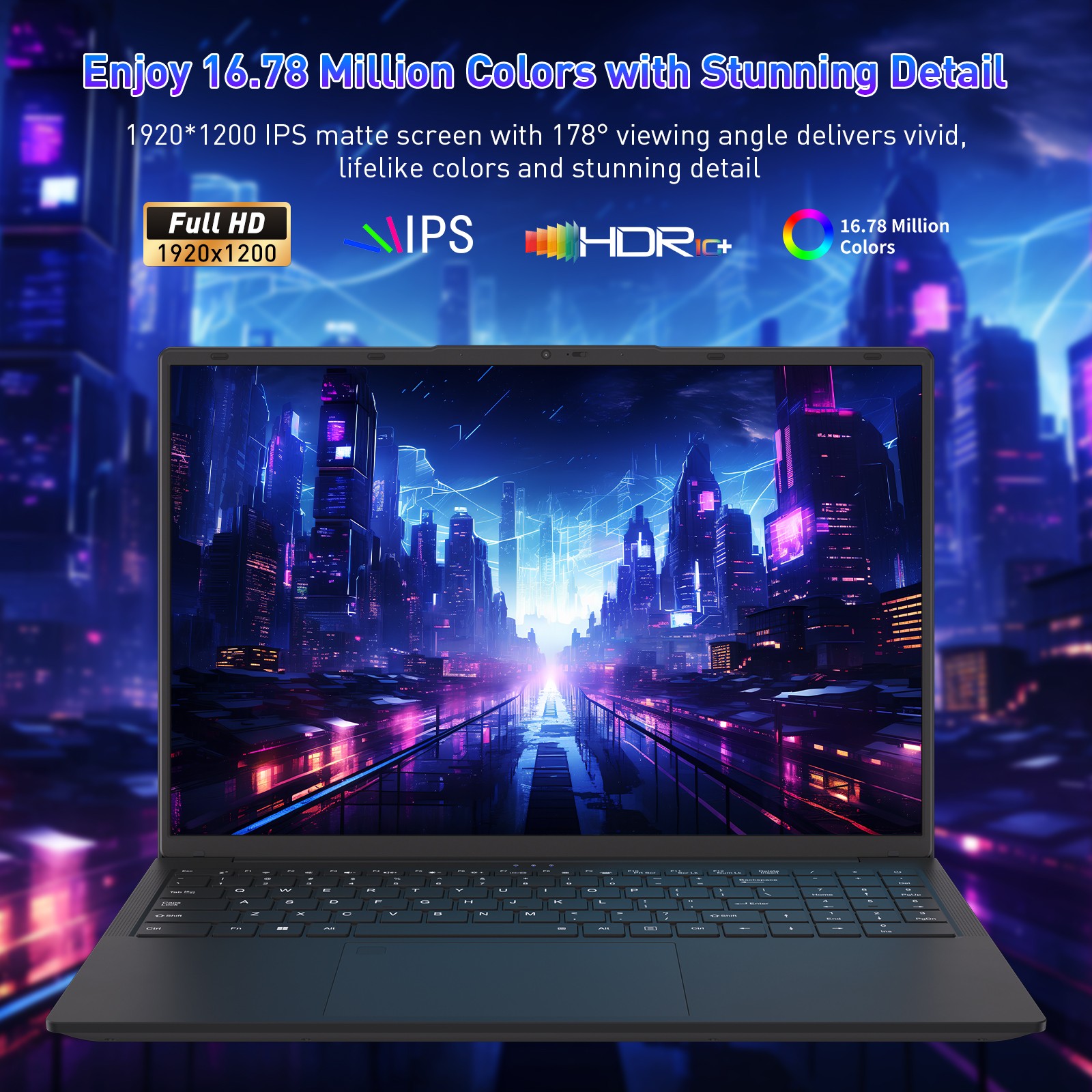 16″ FHD IPS Business Laptop 1920*1200 R5 3500U 16GB DDR4 512GB SSD PD 65W Type-C