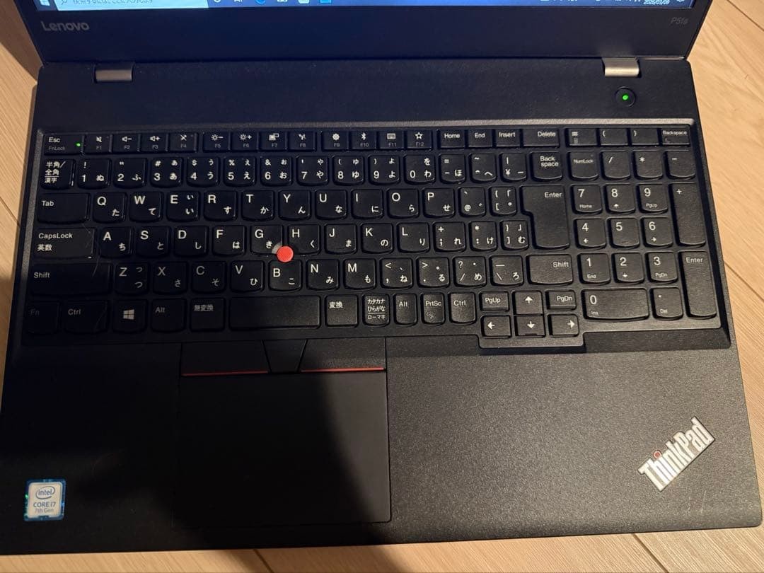 Lenovo ThinkPad P51s Core i7 12GB RAM SSD 256GB Windows10 Pro Used Japan